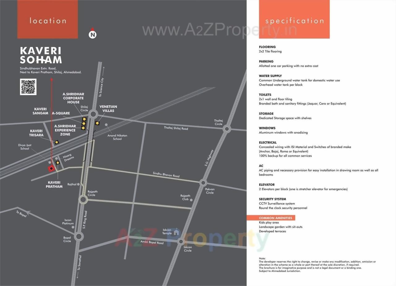  of real estate project Kaveri Soham located at City, Ahmedabad, Gujarat