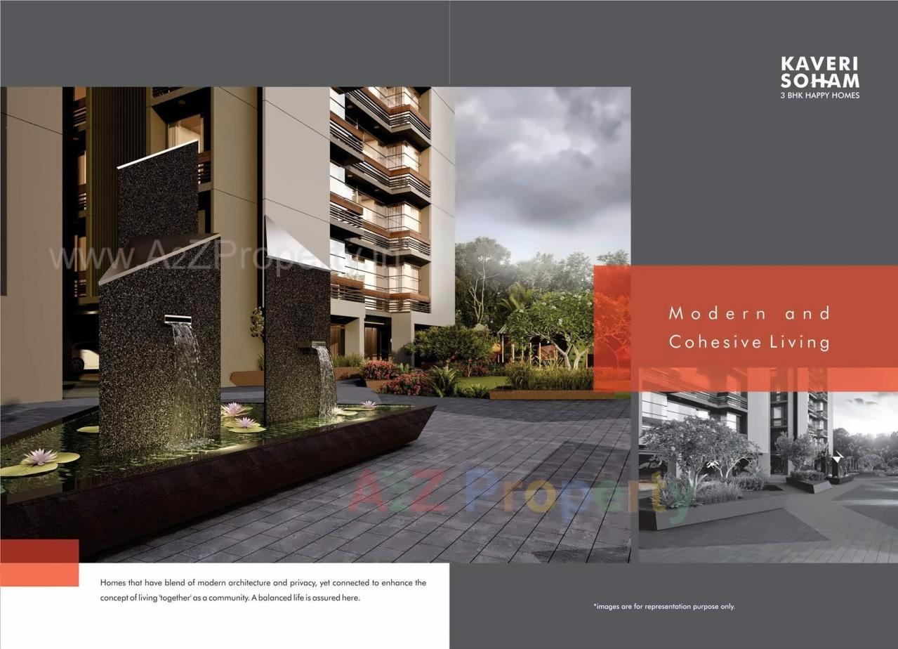 3D Elevation of real estate project Kaveri Soham located at City, Ahmedabad, Gujarat
