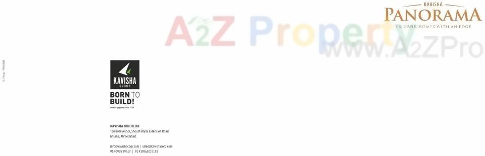  of real estate project Kavisha Panorama located at Ghuma, Ahmedabad, Gujarat