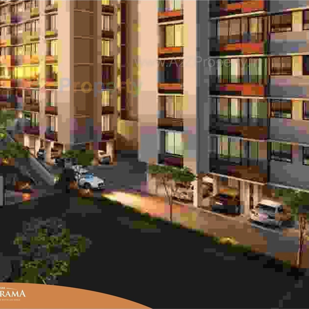 3D Elevation of real estate project Kavisha Panorama located at Ghuma, Ahmedabad, Gujarat