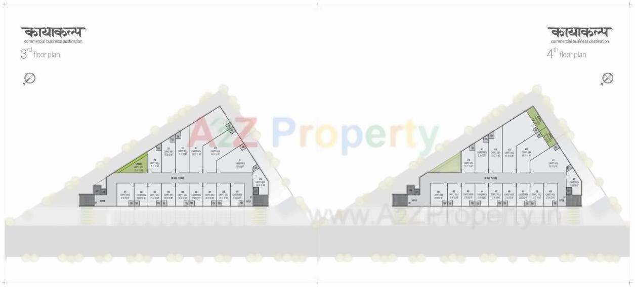 Layout of real estate project Kayakalp Avenue located at Naroda, Ahmedabad, Gujarat