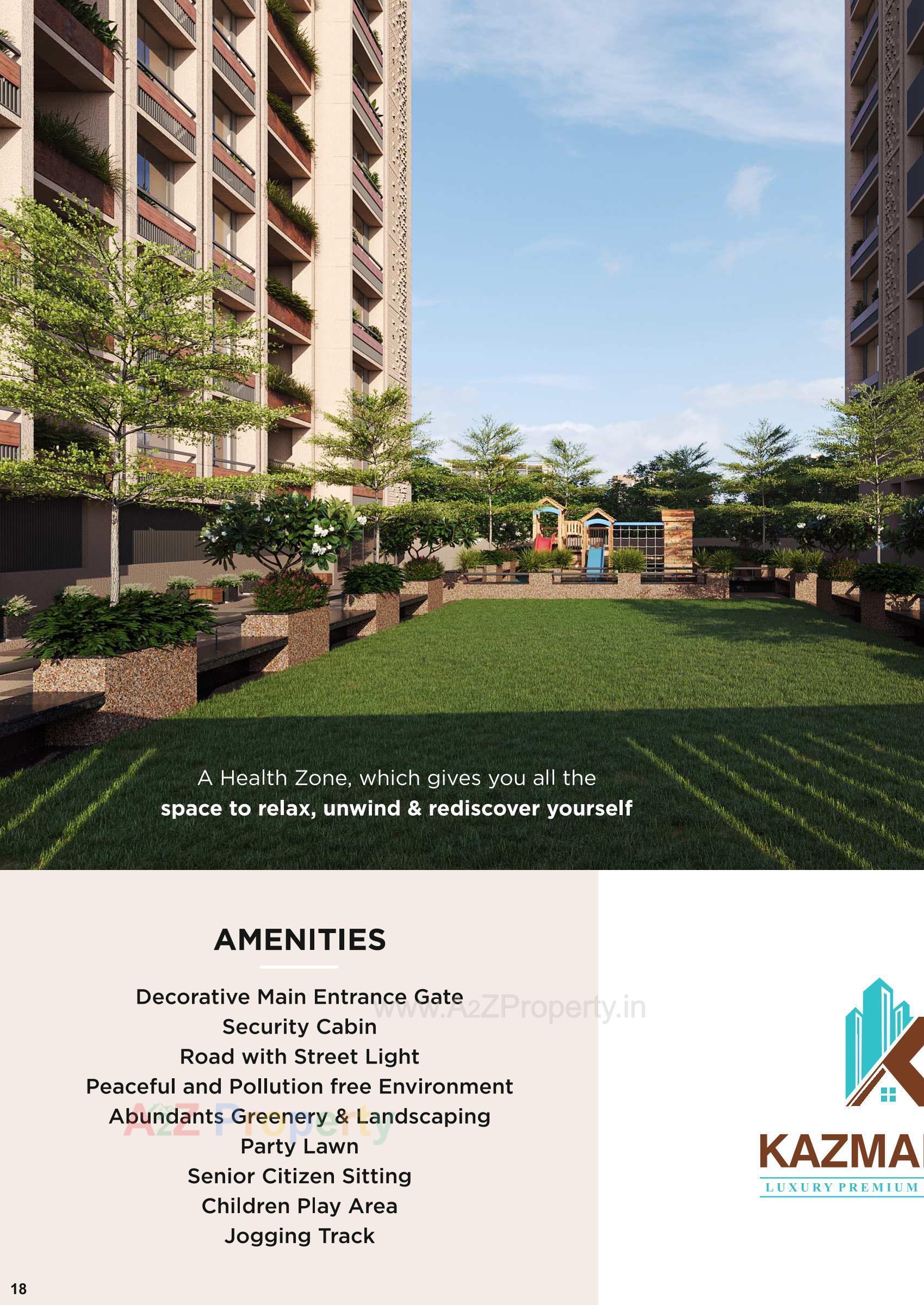 3D Elevation of real estate project Kazmain located at Maktampura, Ahmedabad, Gujarat