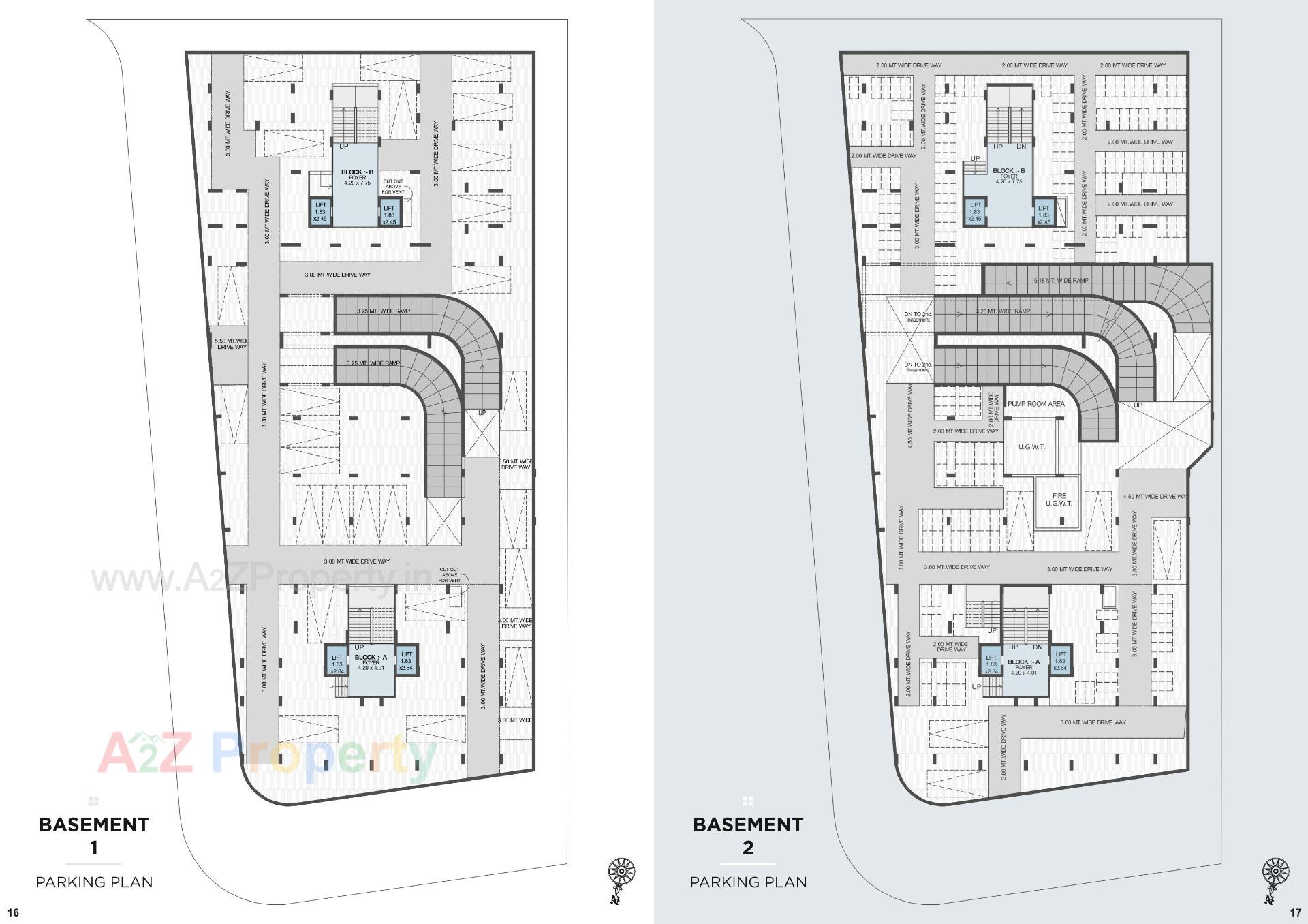 Layout of real estate project Kazmain located at Maktampura, Ahmedabad, Gujarat