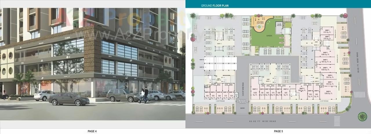 Layout of real estate project Kb Royalphoenix located at City, Ahmedabad, Gujarat