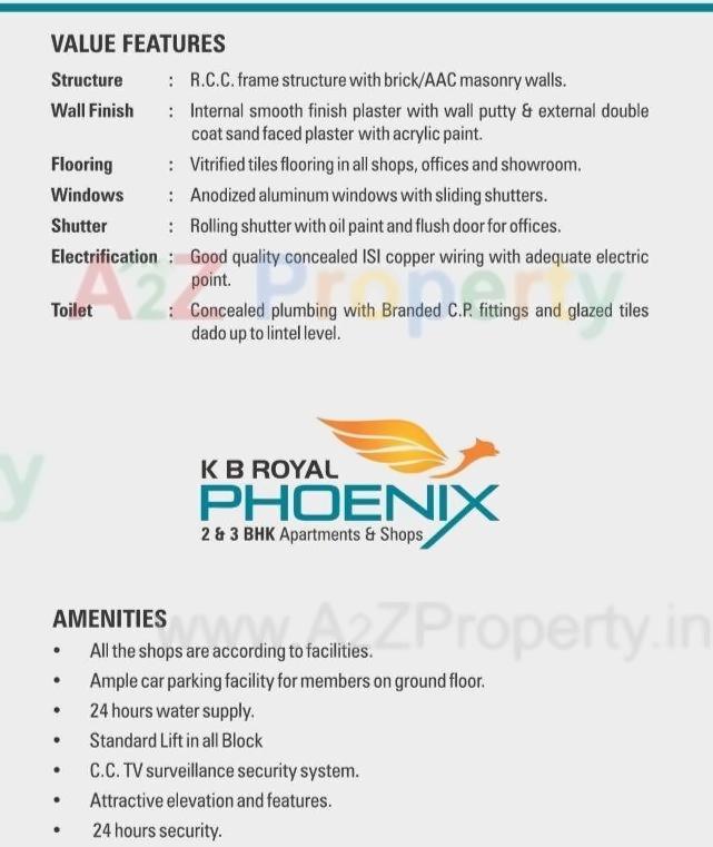 Amenities of Kb Royalphoenix