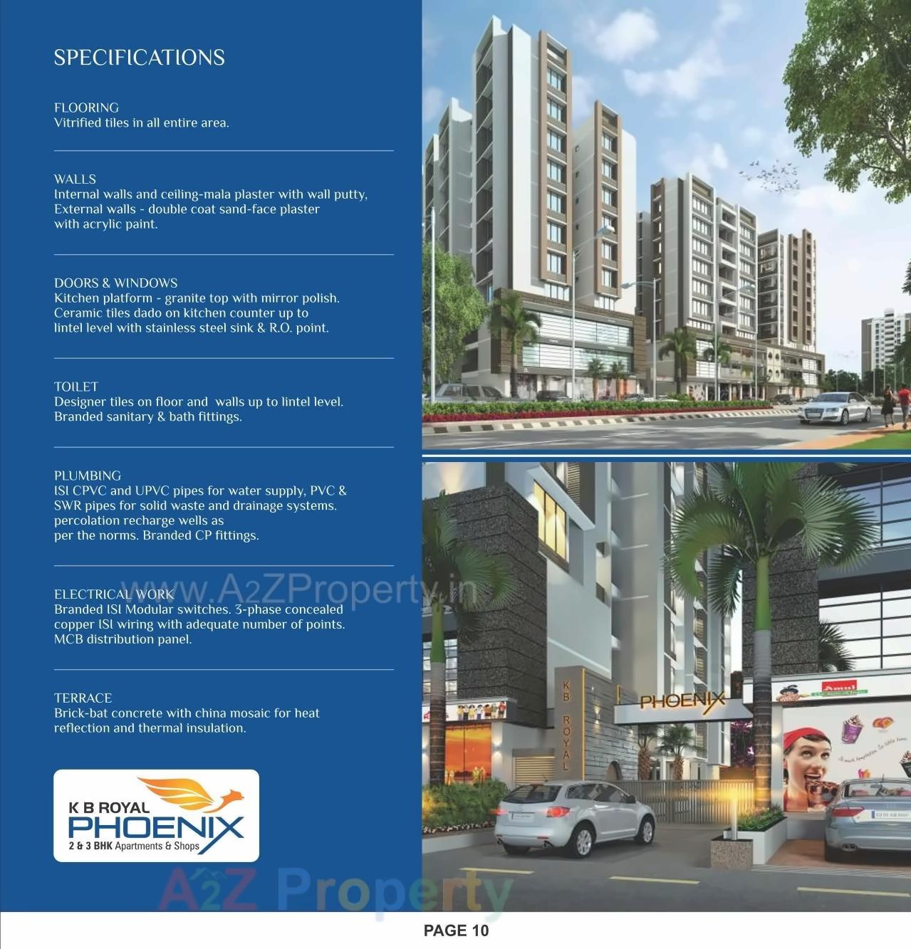 3D Elevation of real estate project Kb Royalphoenix located at City, Ahmedabad, Gujarat
