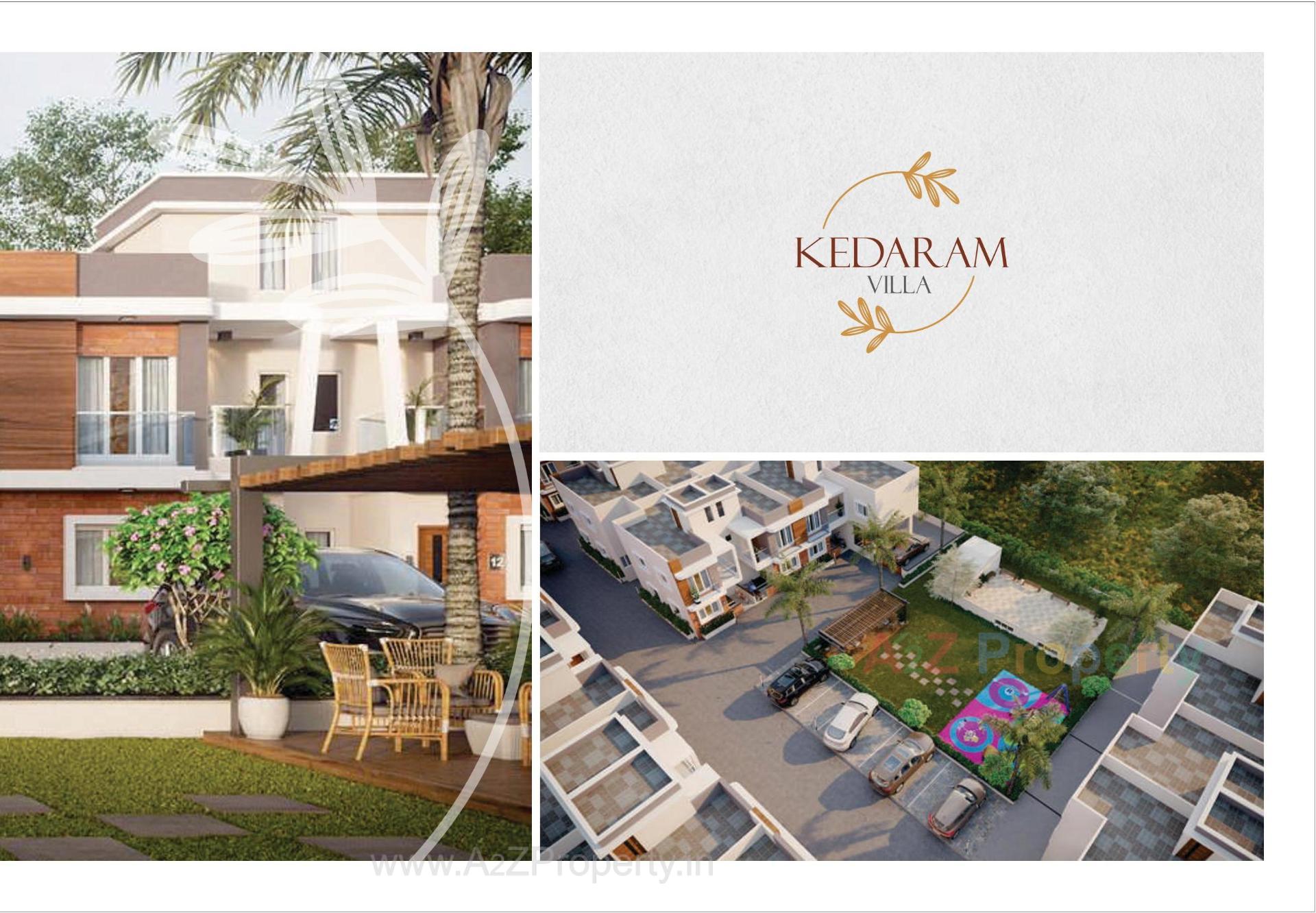 3D Elevation of real estate project Kedaram Villa located at Vatva, Ahmedabad, Gujarat