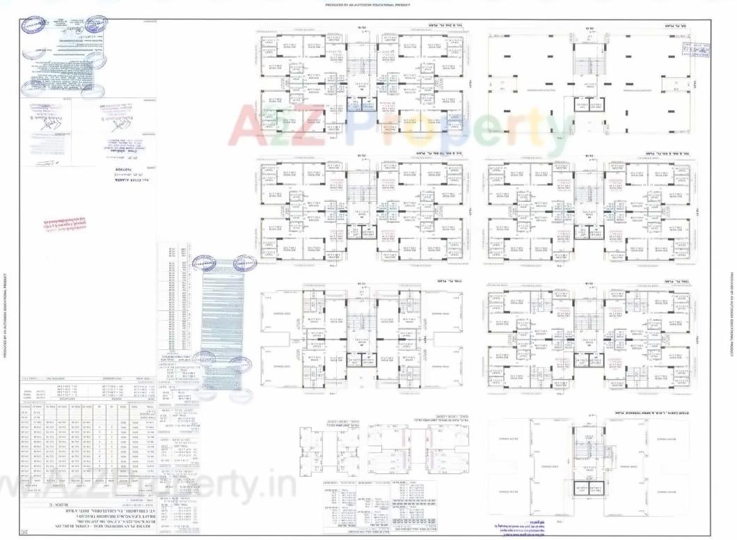 Layout of real estate project Kesar Alanta located at Chharodi, Ahmedabad, Gujarat