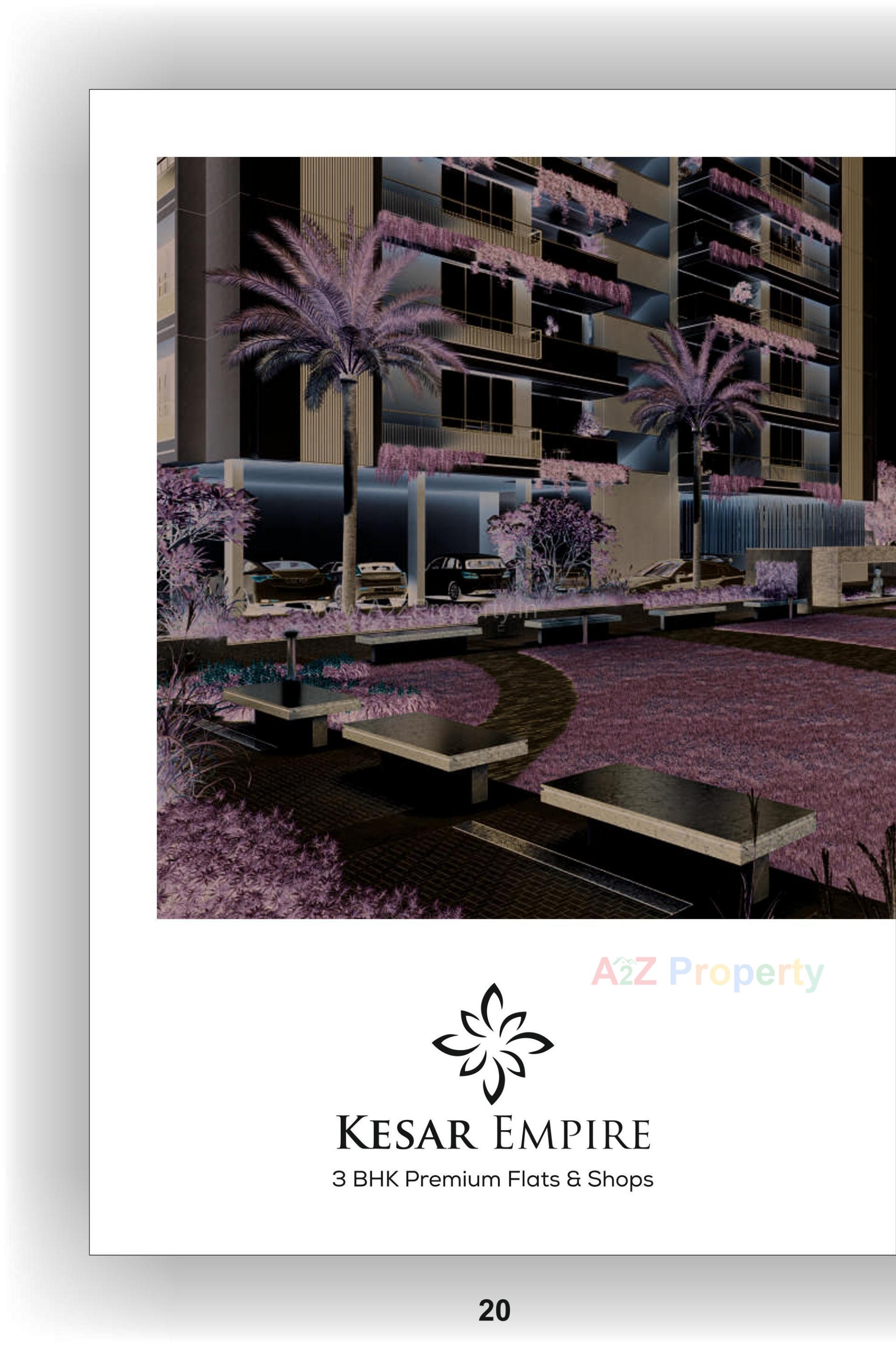 3D Elevation of real estate project Kesar Empire located at Nikol, Ahmedabad, Gujarat