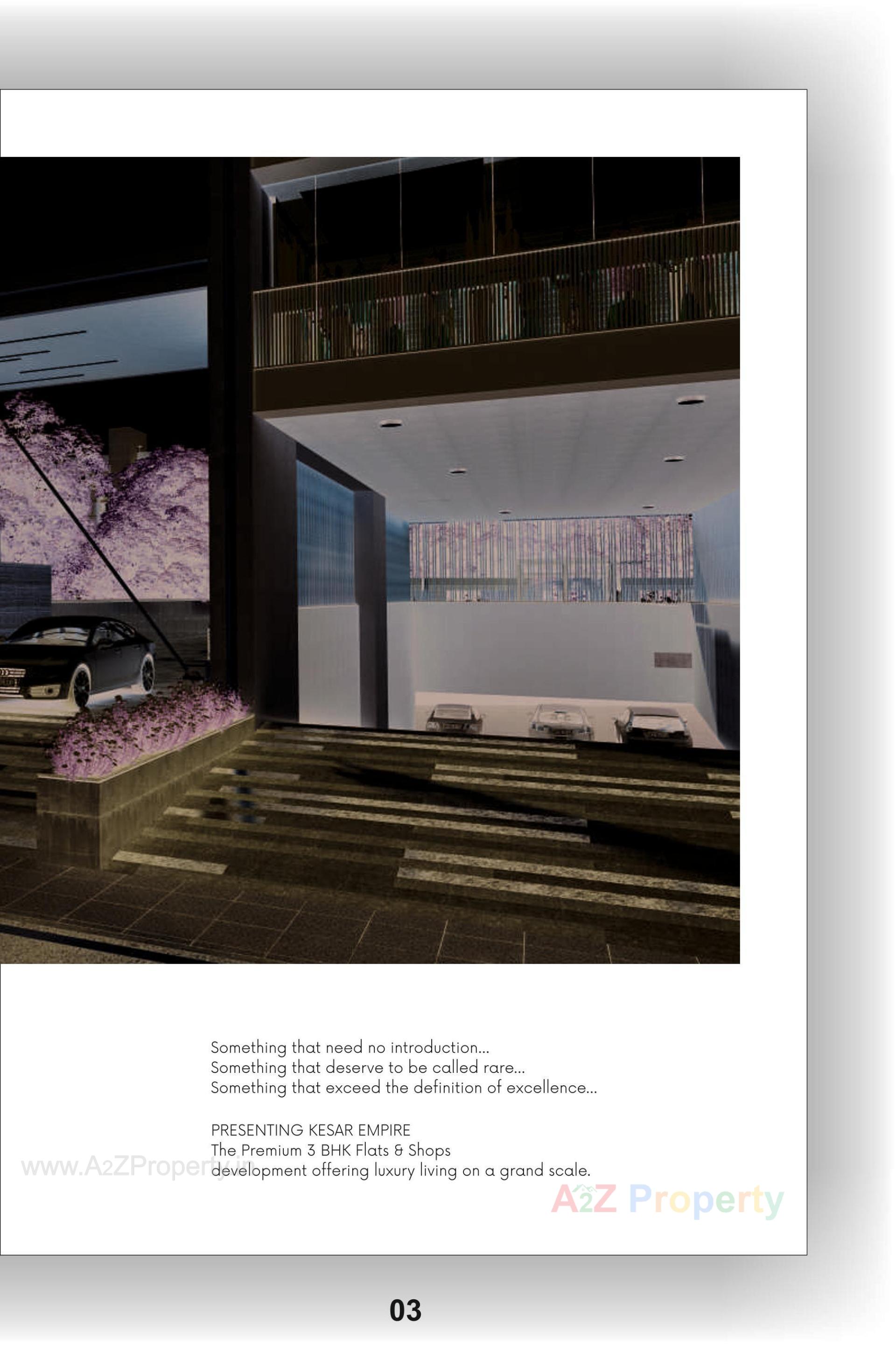 3D Elevation of real estate project Kesar Empire located at Nikol, Ahmedabad, Gujarat