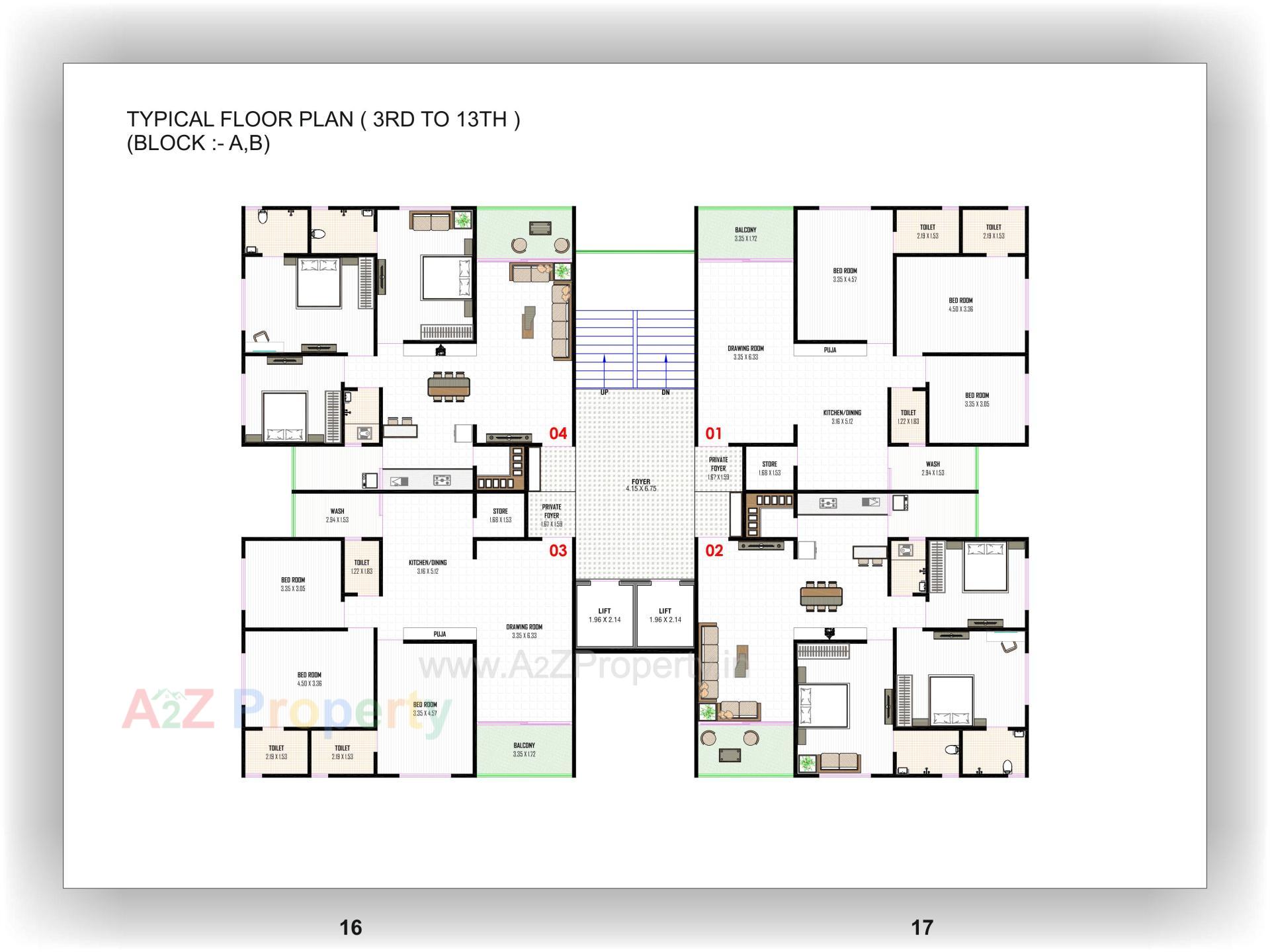 Layout of real estate project Kesar Empire located at Nikol, Ahmedabad, Gujarat