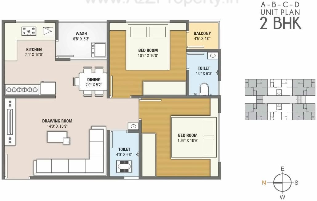 Layout of real estate project Kesar Exotica located at Naroda, Ahmedabad, Gujarat