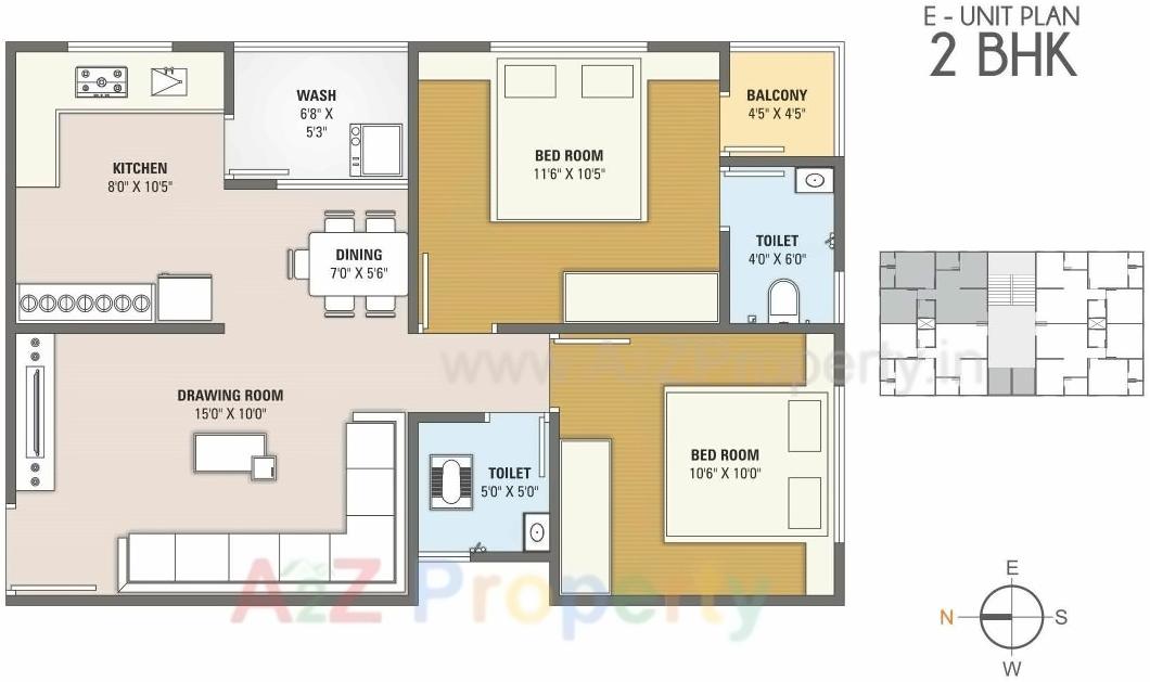 Layout of real estate project Kesar Exotica located at Naroda, Ahmedabad, Gujarat