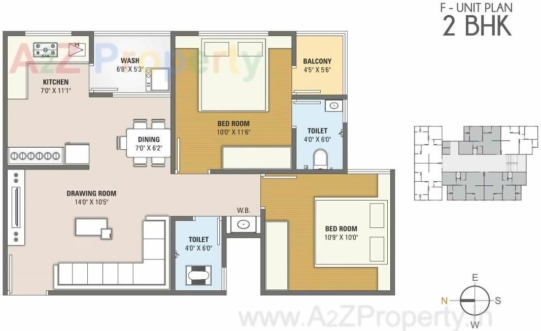Layout of real estate project Kesar Exotica located at Naroda, Ahmedabad, Gujarat