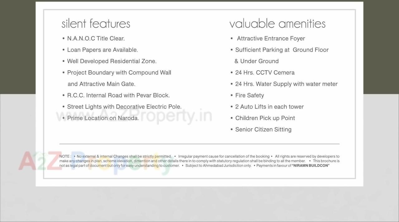 Amenities of Kesar Exotica