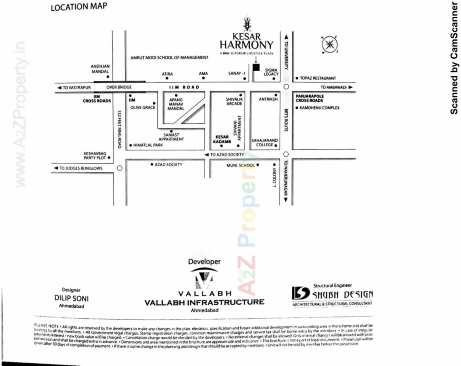  of real estate project Kesar Harmony located at Gulbai-tekra, Ahmedabad, Gujarat