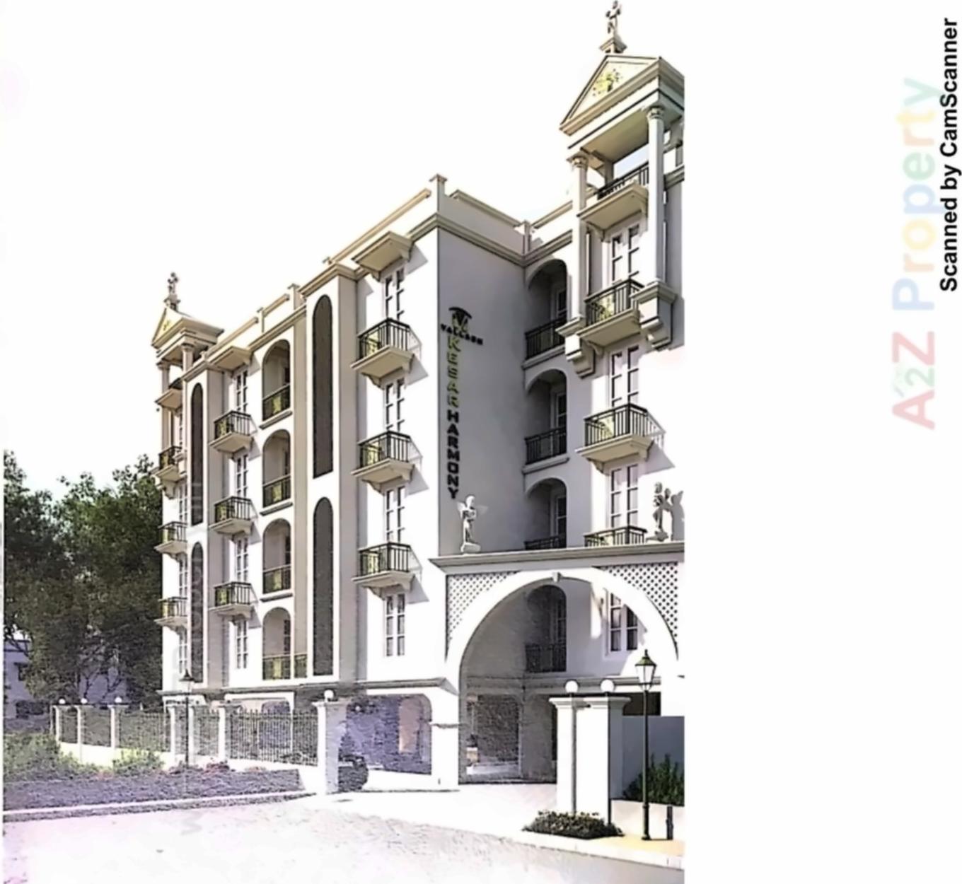 3D Elevation of real estate project Kesar Harmony located at Gulbai-tekra, Ahmedabad, Gujarat