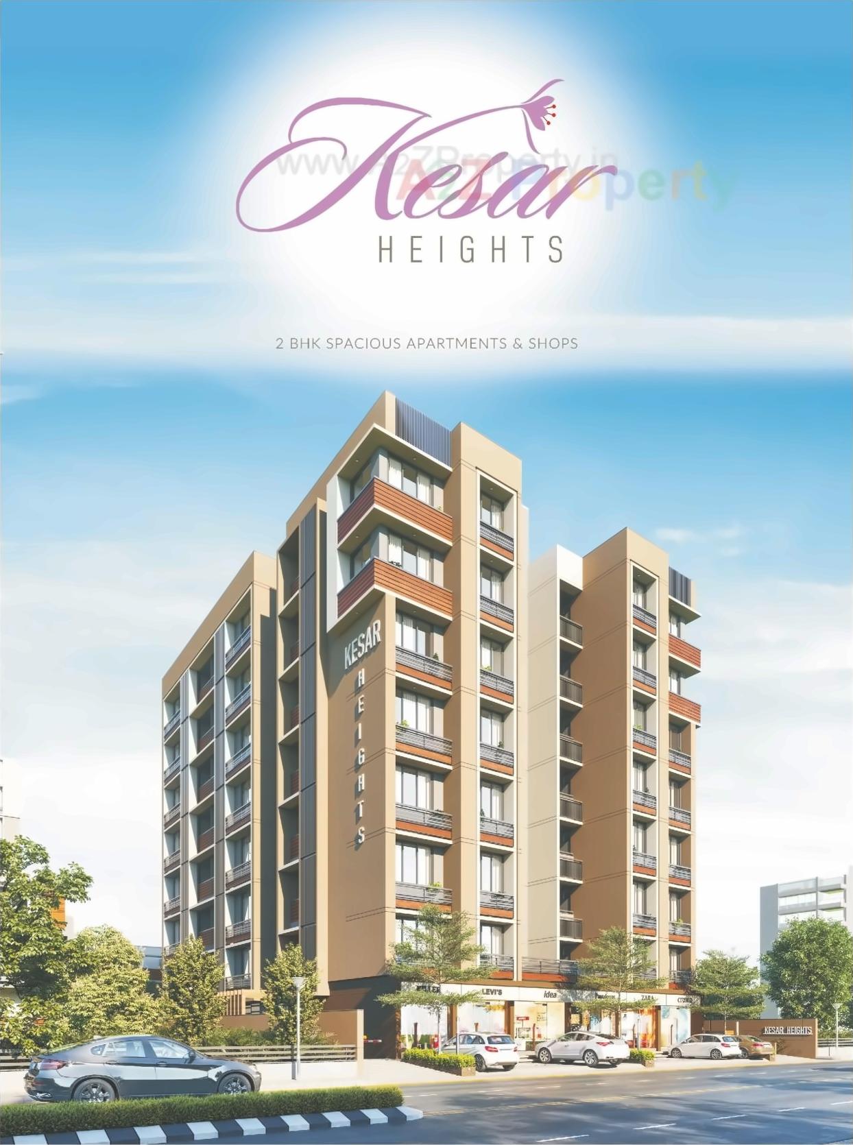 3D Elevation of real estate project Kesar Heights located at Vastral, Ahmedabad, Gujarat