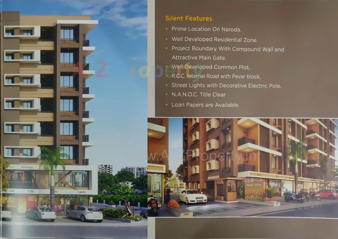 3D Elevation of real estate project Kesar Orchid located at Naroda, Ahmedabad, Gujarat