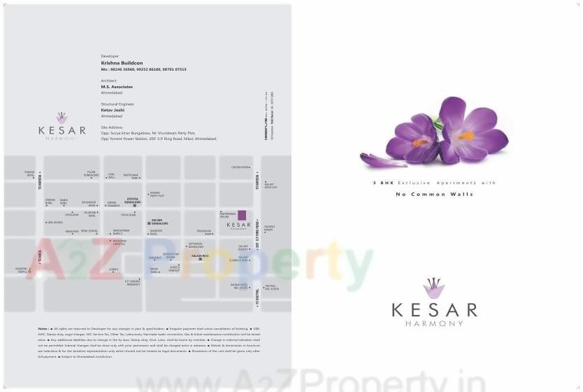  of real estate project Keshar Harmony located at Nikol, Ahmedabad, Gujarat