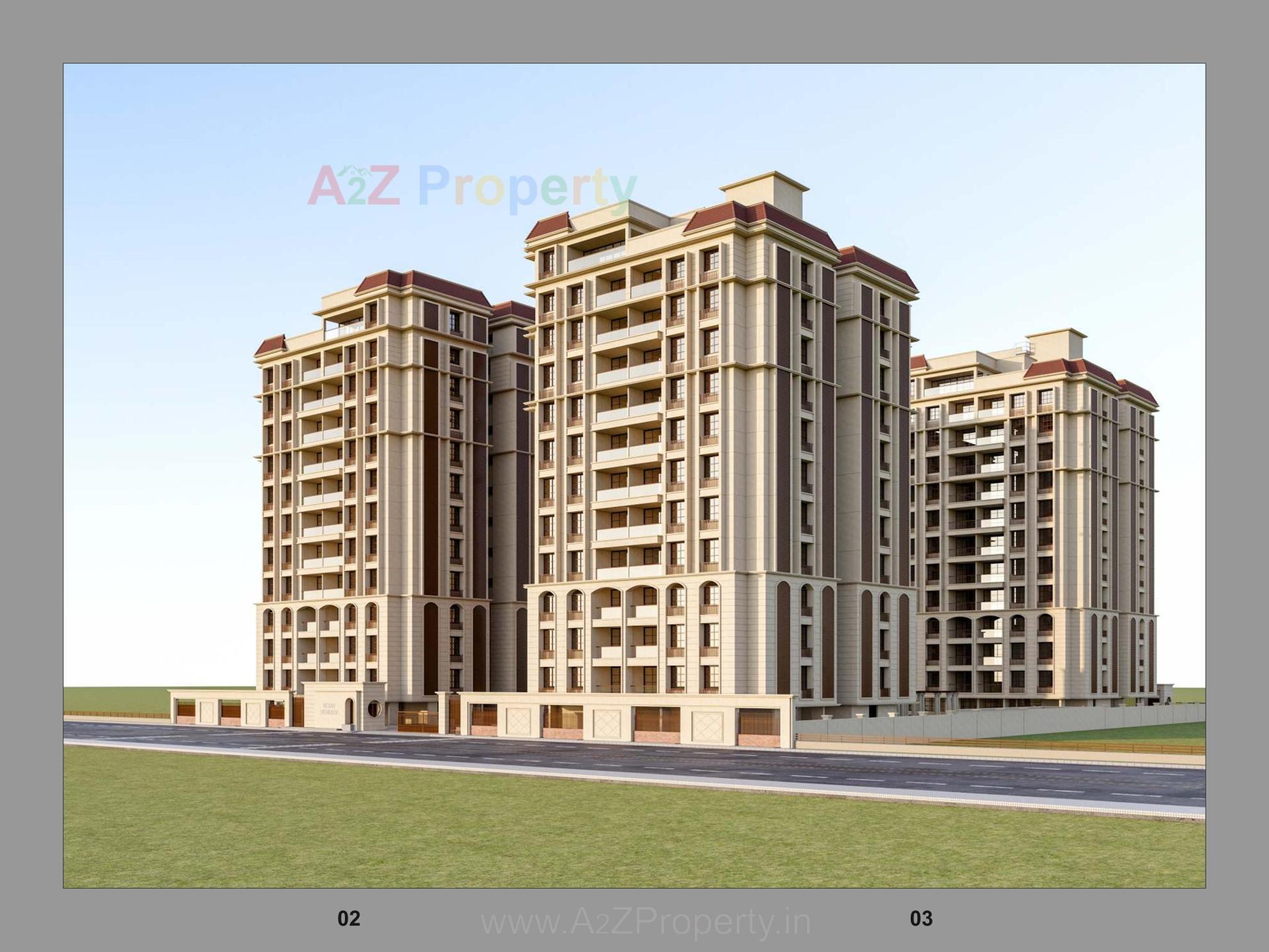 3D Elevation of real estate project Keshar Heritage located at Ahmedabad, Ahmedabad, Gujarat