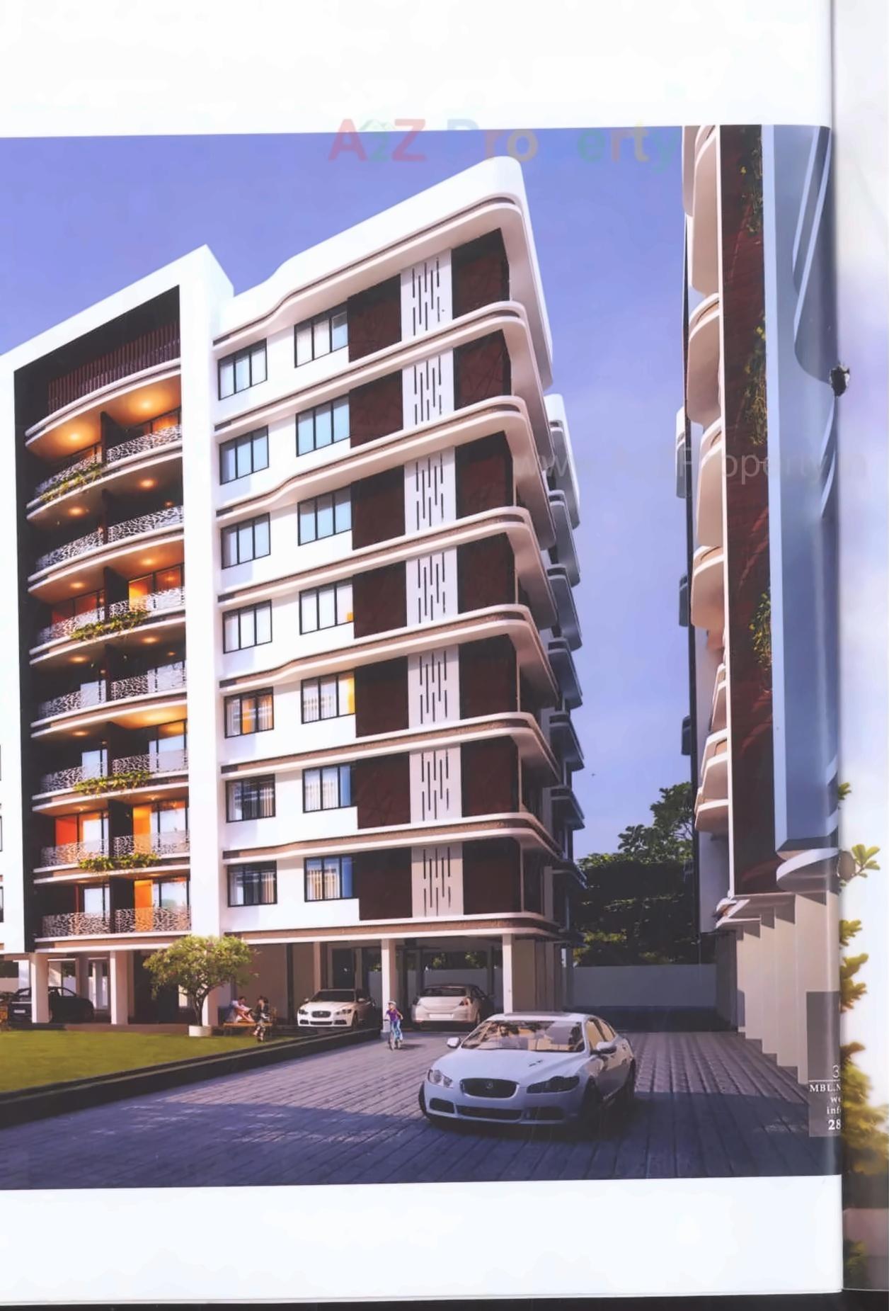 3D Elevation of real estate project Keshar Vatika located at Nikol, Ahmedabad, Gujarat