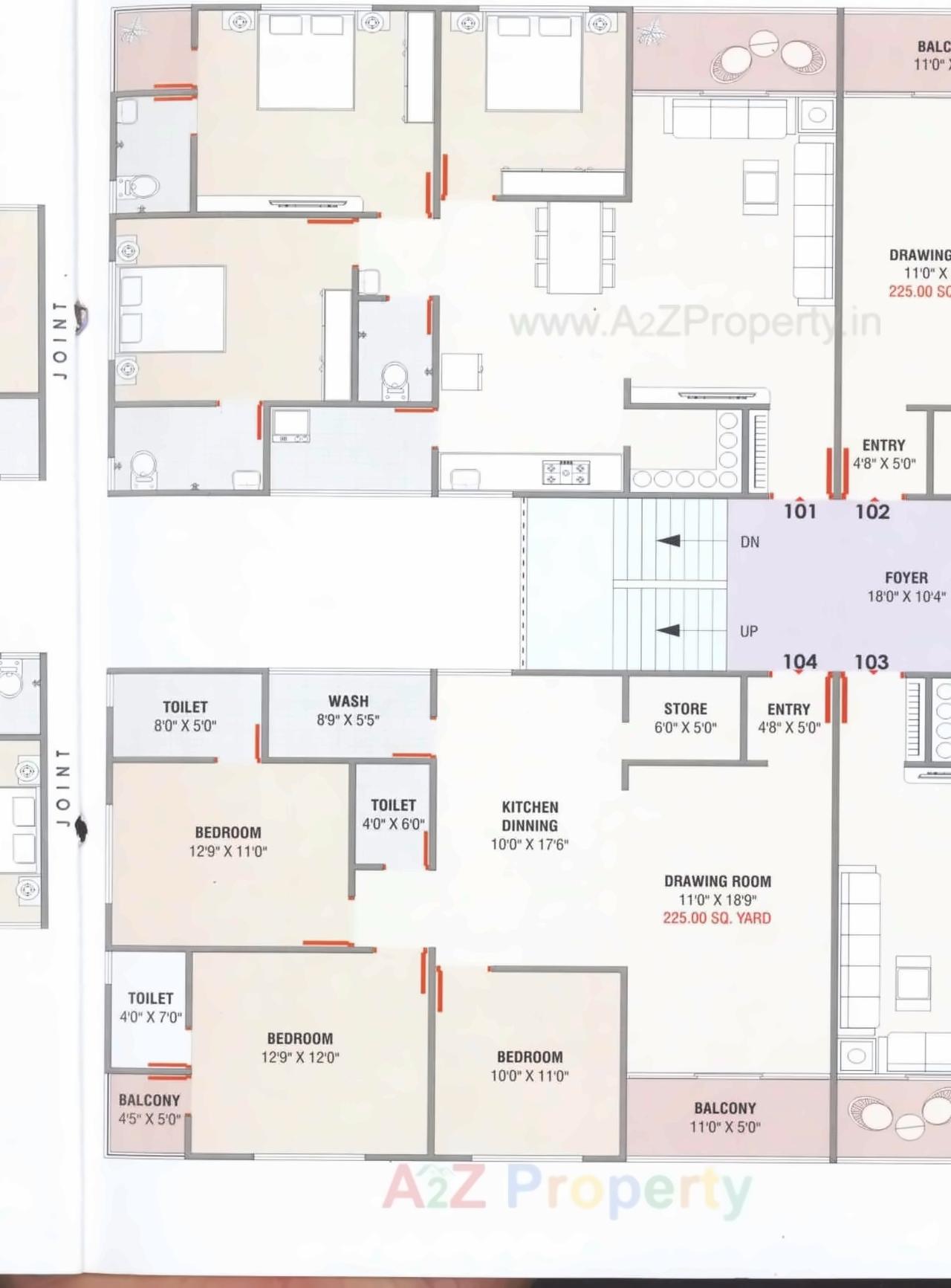 Layout of real estate project Keshar Vatika located at Nikol, Ahmedabad, Gujarat
