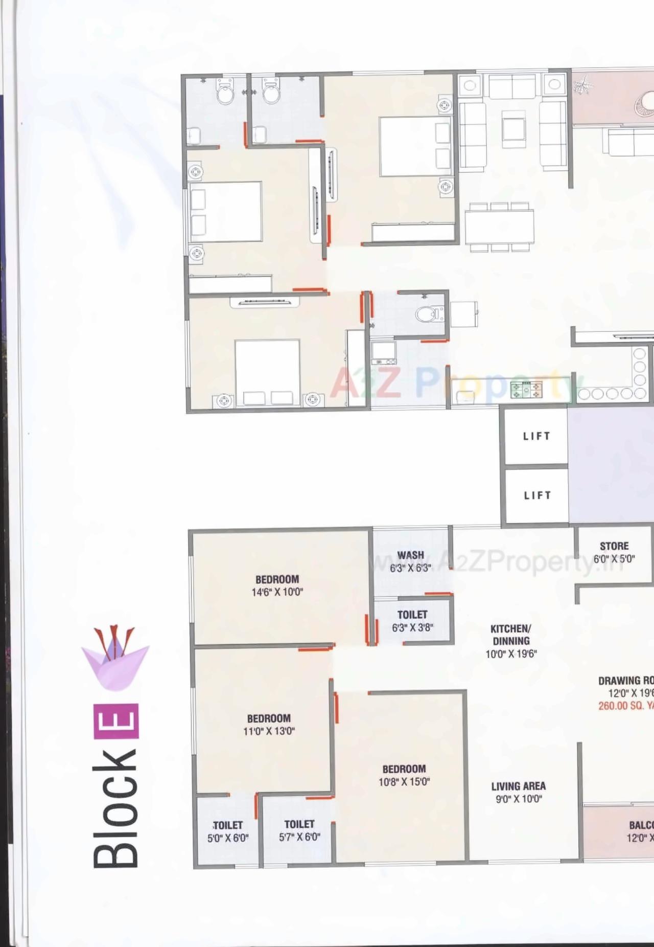 Layout of real estate project Keshar Vatika located at Nikol, Ahmedabad, Gujarat