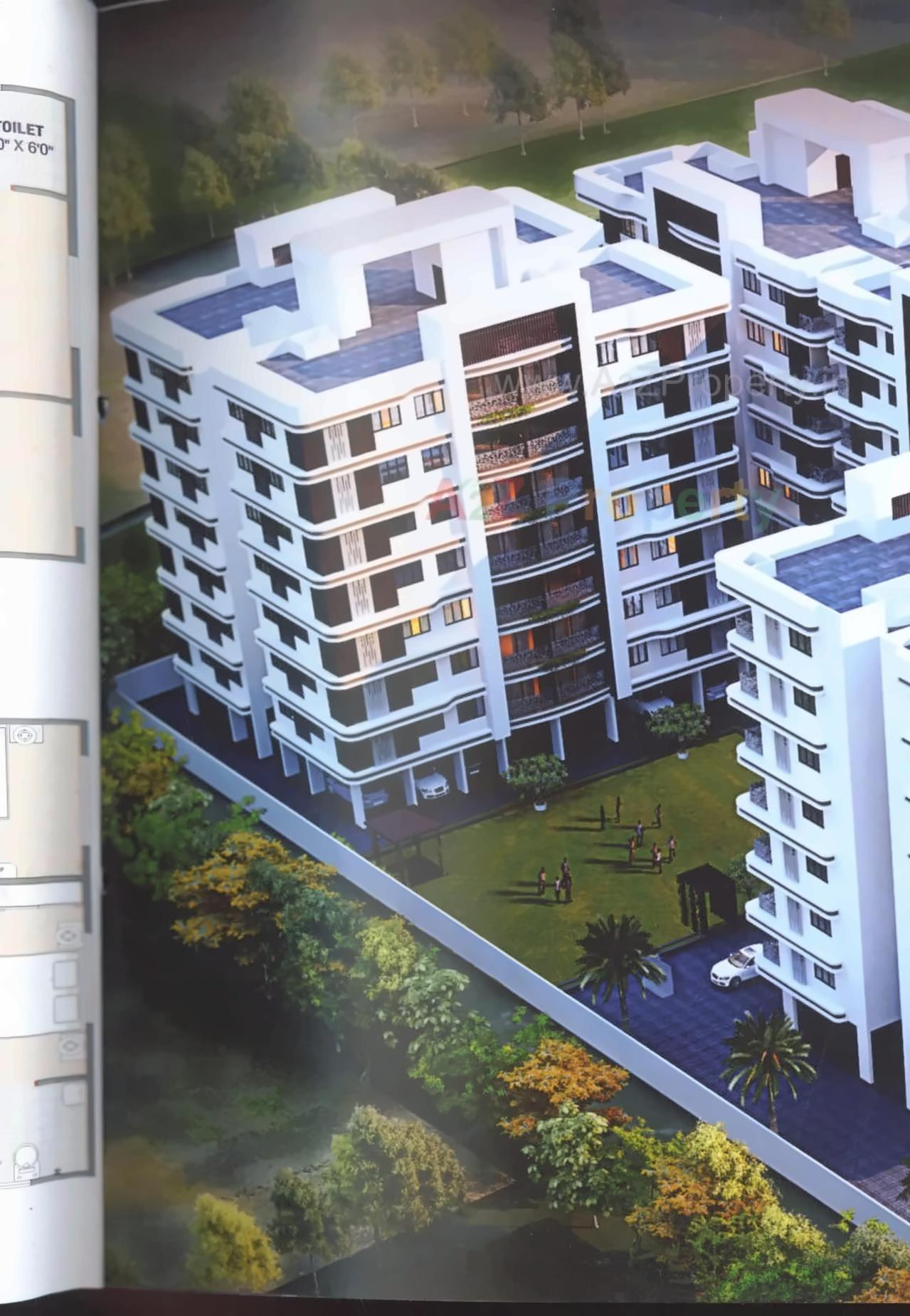 3D Elevation of real estate project Keshar Vatika located at Nikol, Ahmedabad, Gujarat