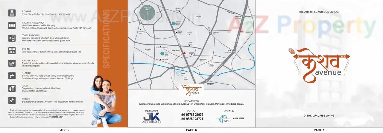 of real estate project Keshav Avenue located at Khokhra, Ahmedabad, Gujarat