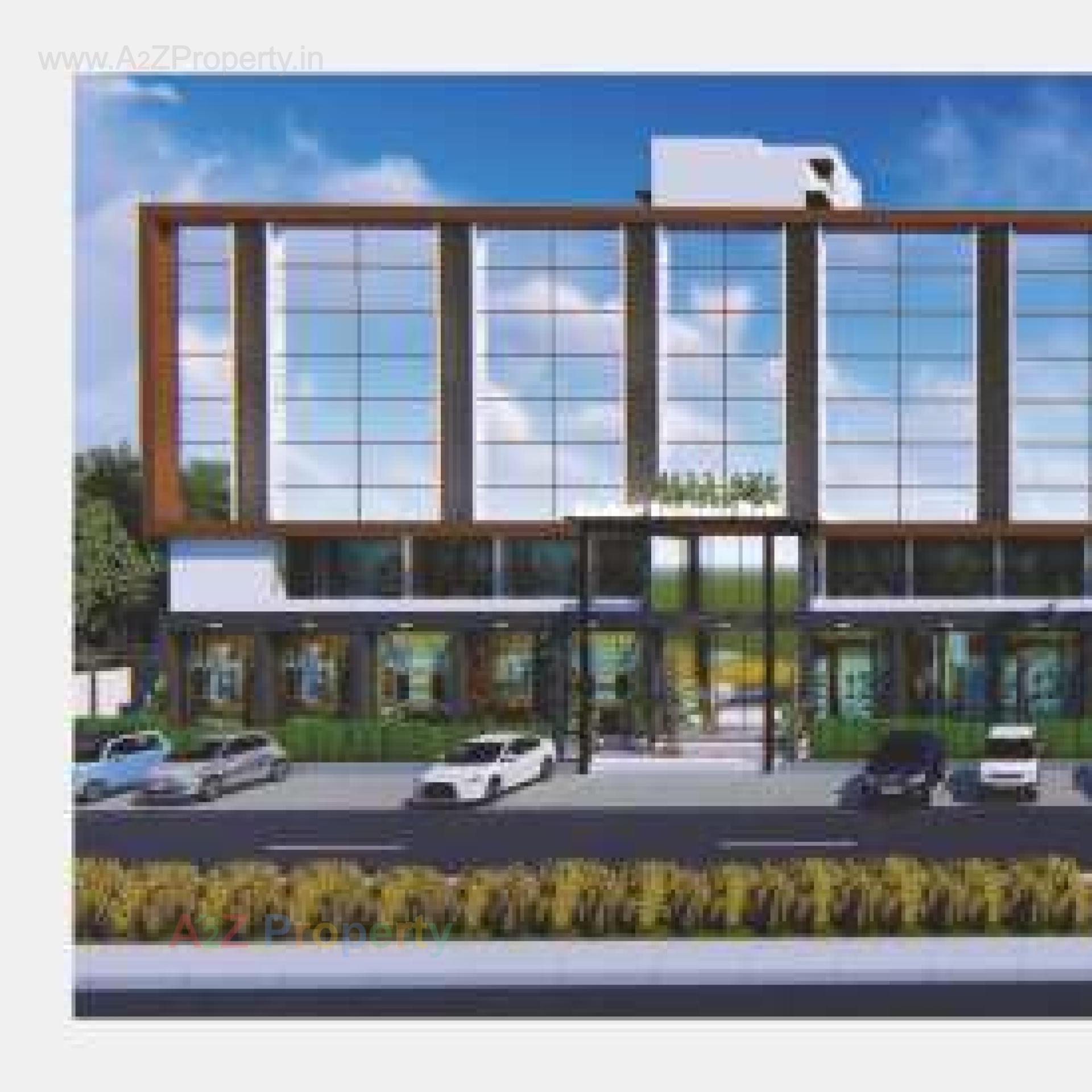 3D Elevation of real estate project Keshav Business Hub located at Dascroi, Ahmedabad, Gujarat