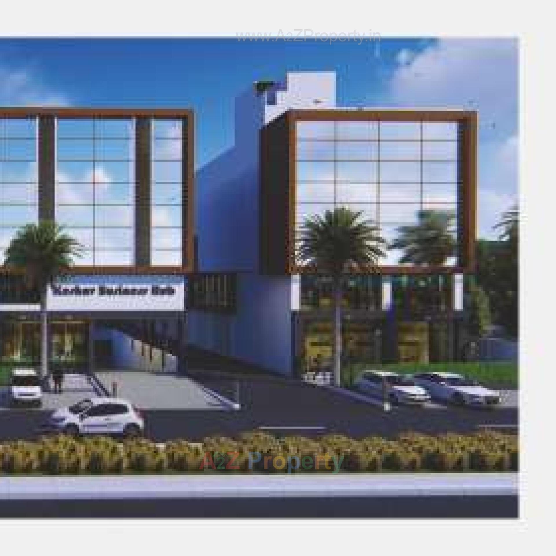 3D Elevation of real estate project Keshav Business Hub located at Dascroi, Ahmedabad, Gujarat