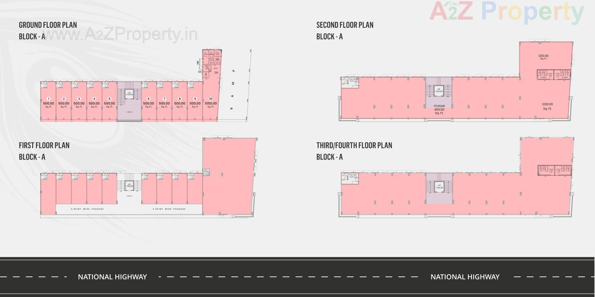 Layout of real estate project Keshav Business Hub located at Dascroi, Ahmedabad, Gujarat