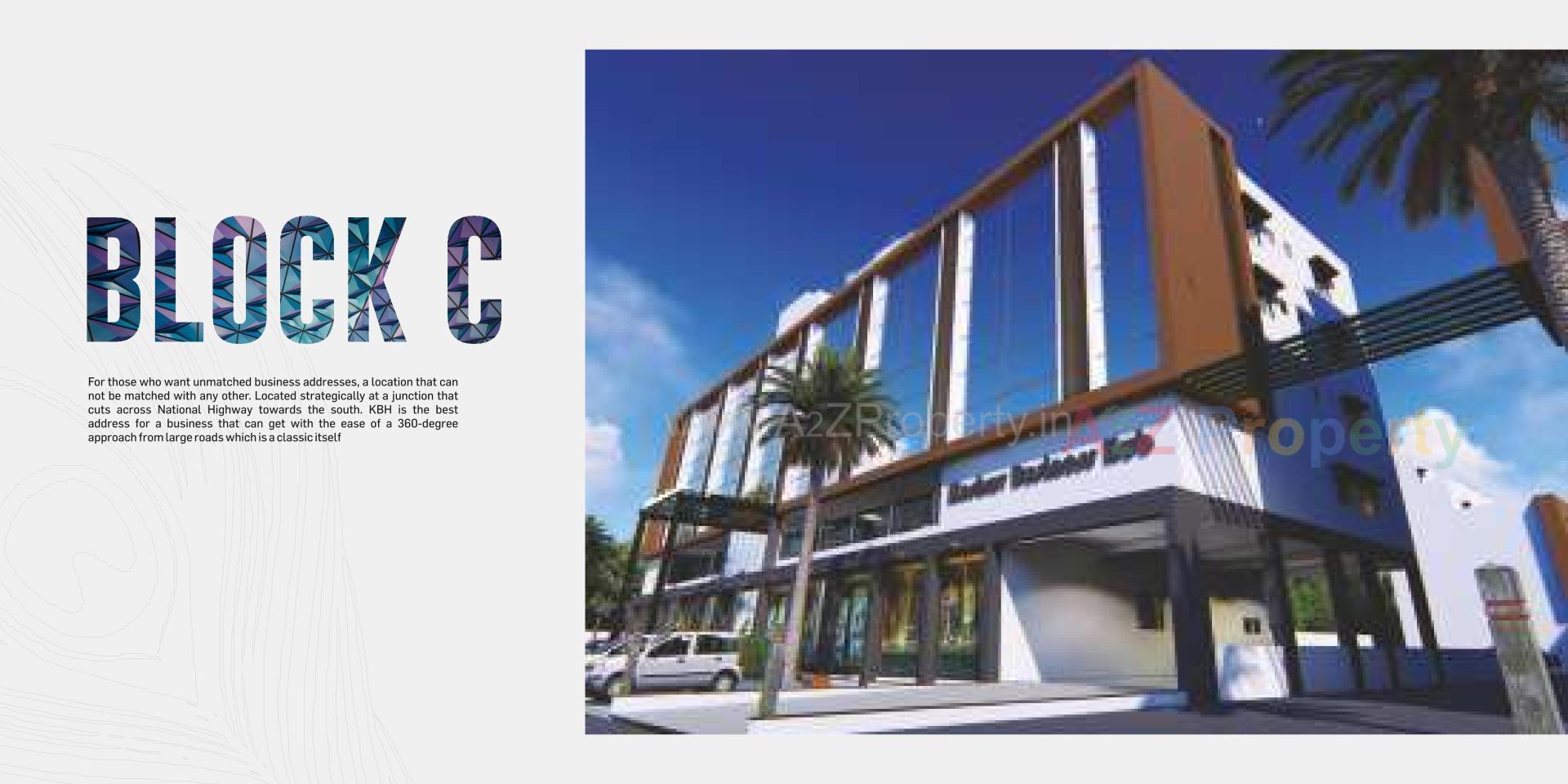 3D Elevation of real estate project Keshav Business Hub located at Dascroi, Ahmedabad, Gujarat