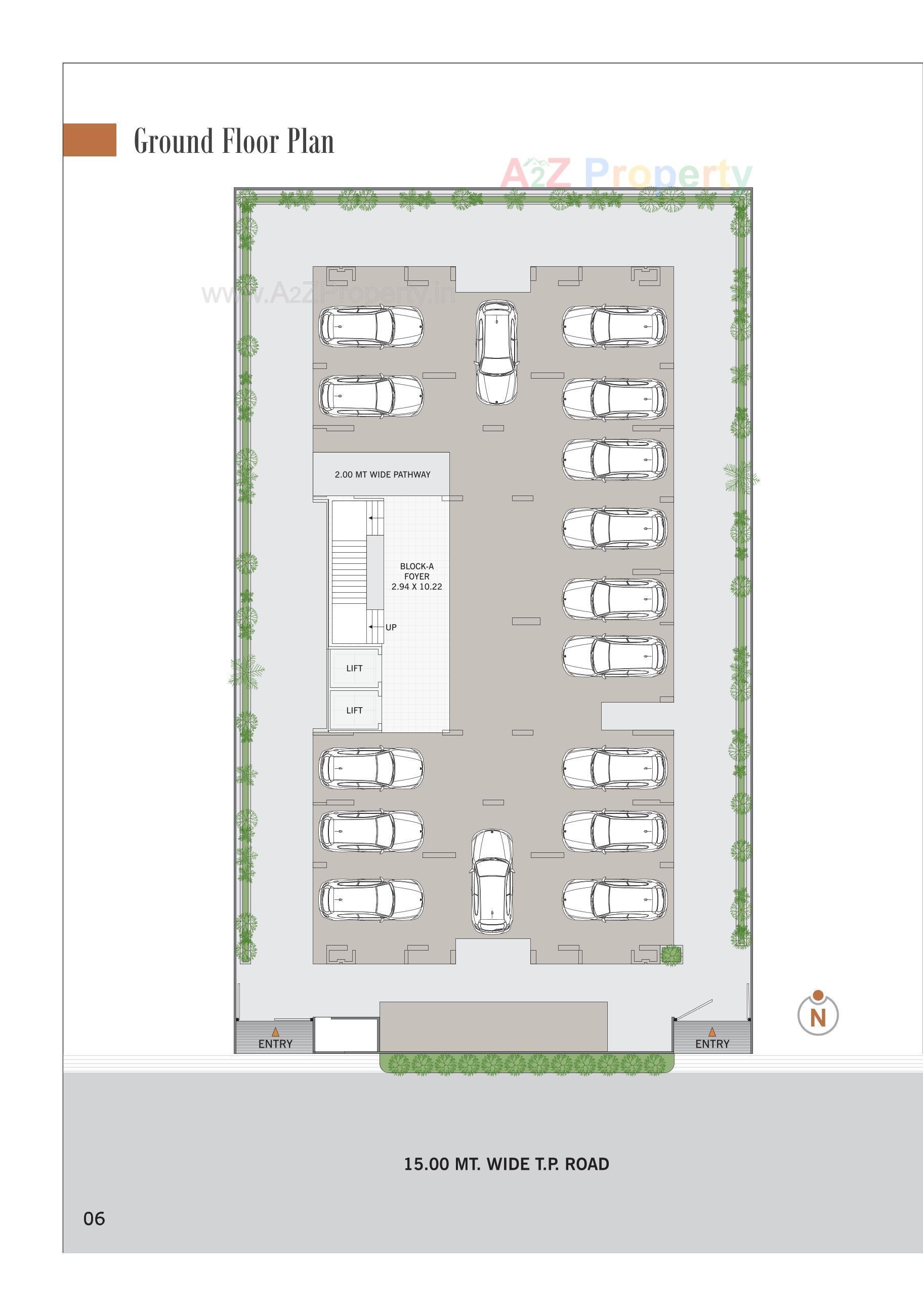 Layout of real estate project Keshav Residency located at Singarva, Ahmedabad, Gujarat