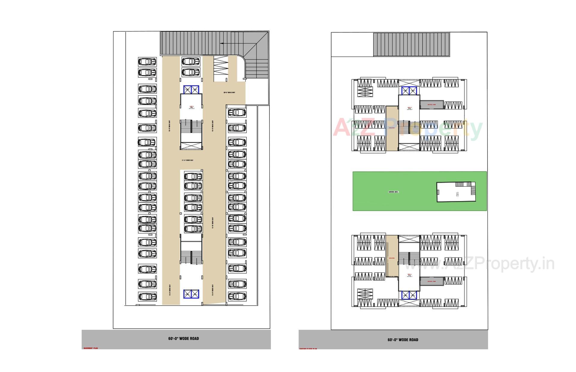 Layout of real estate project Keshav Skyline located at Ahmedabad, Ahmedabad, Gujarat