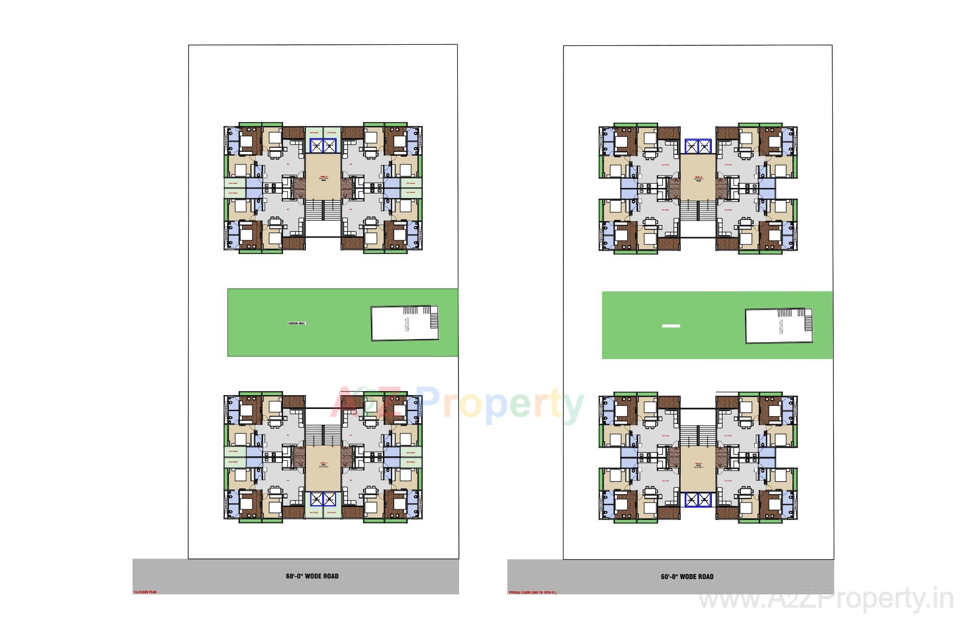 Layout of real estate project Keshav Skyline located at Ahmedabad, Ahmedabad, Gujarat