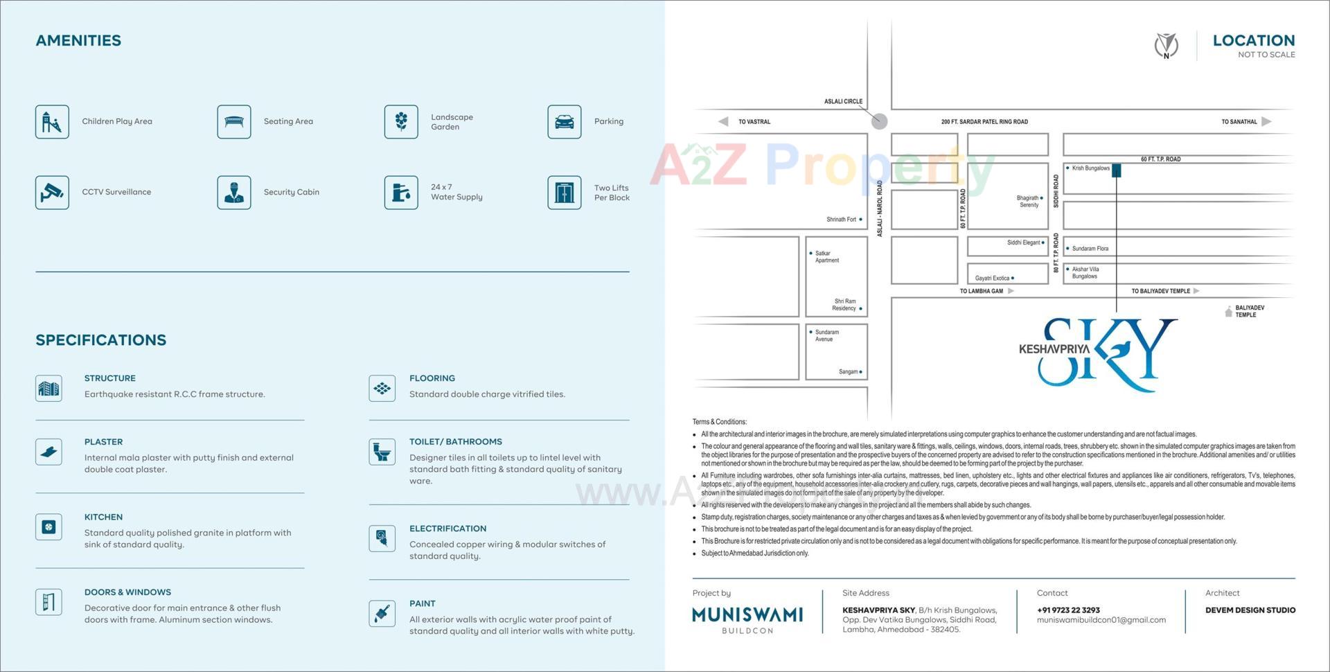  of real estate project Keshavpriya Sky located at Lambha, Ahmedabad, Gujarat
