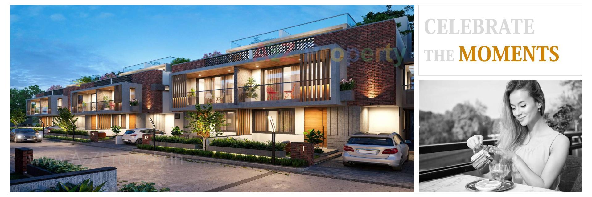 3D Elevation of real estate project King's Villa Bunglow located at Vastral, Ahmedabad, Gujarat