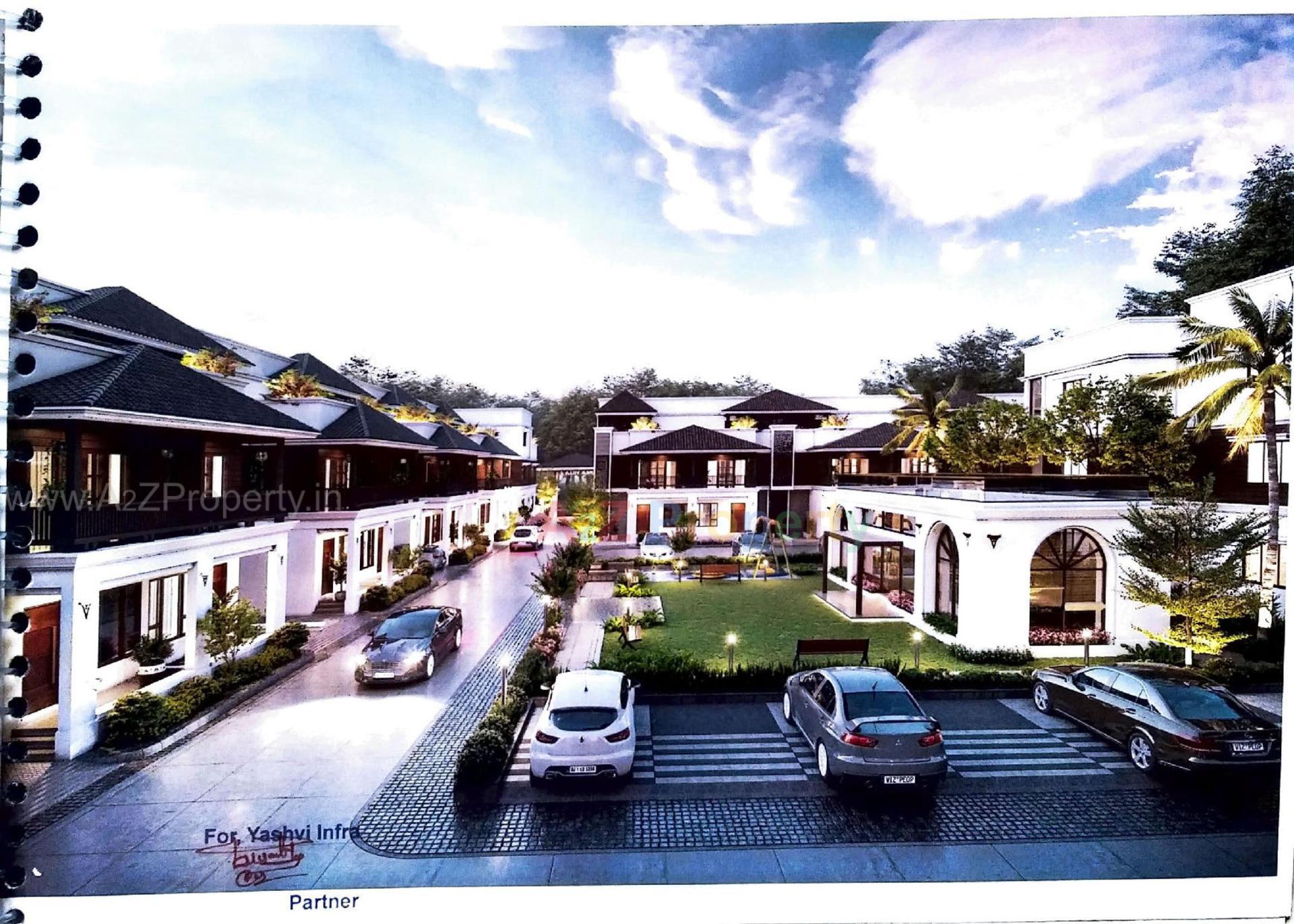 3D Elevation of real estate project Kings Villa located at Vastral, Ahmedabad, Gujarat