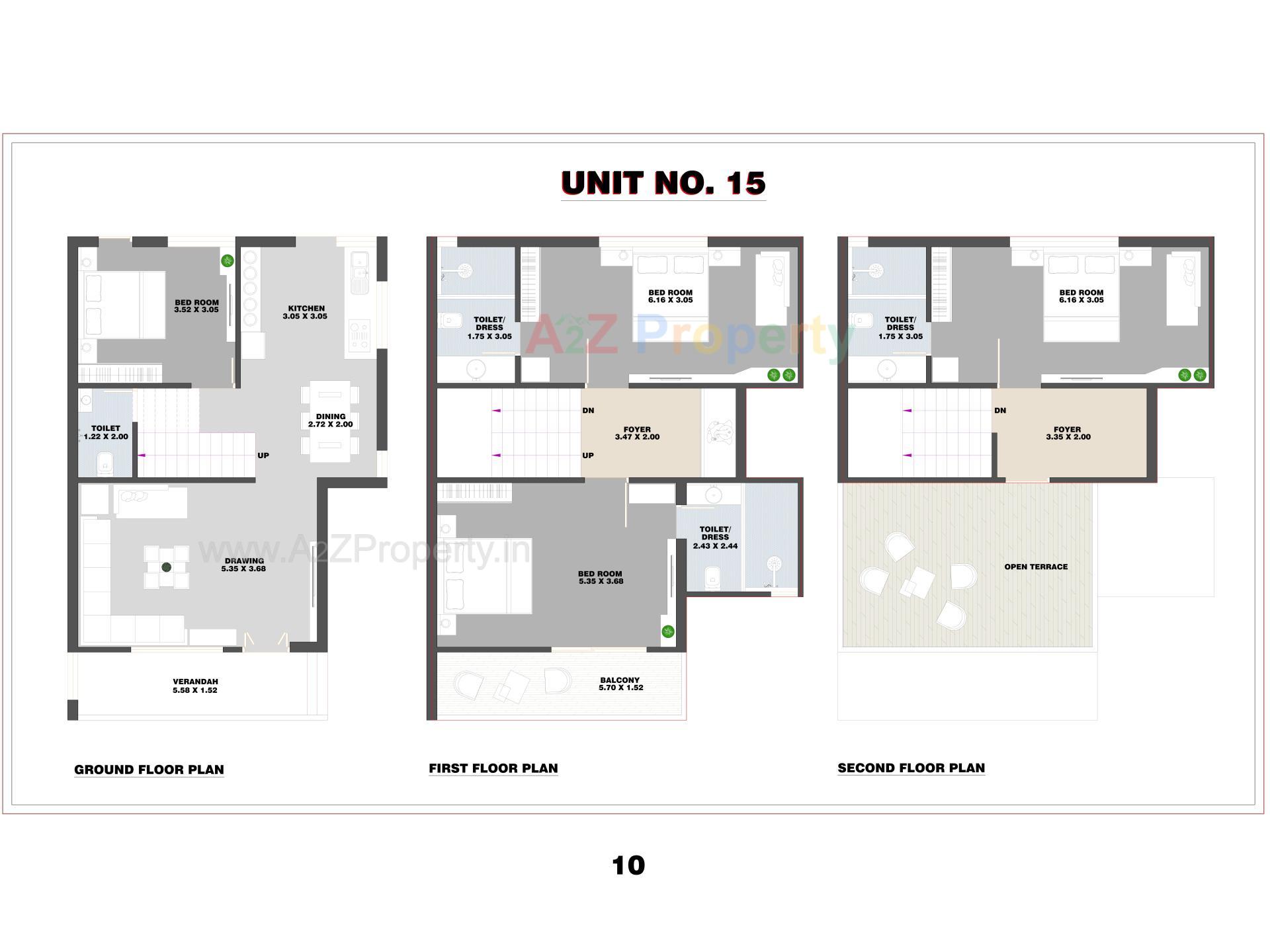 Layout of real estate project Kings Villa located at Vastral, Ahmedabad, Gujarat
