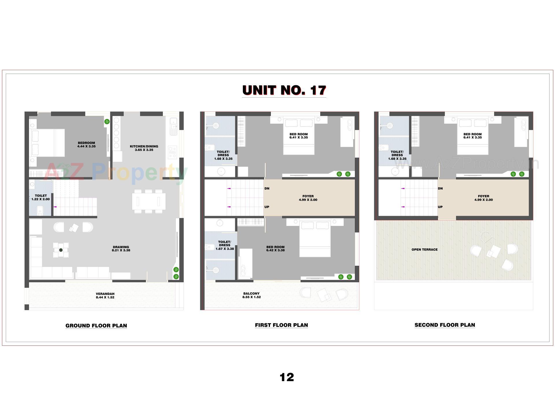 Layout of real estate project Kings Villa located at Vastral, Ahmedabad, Gujarat