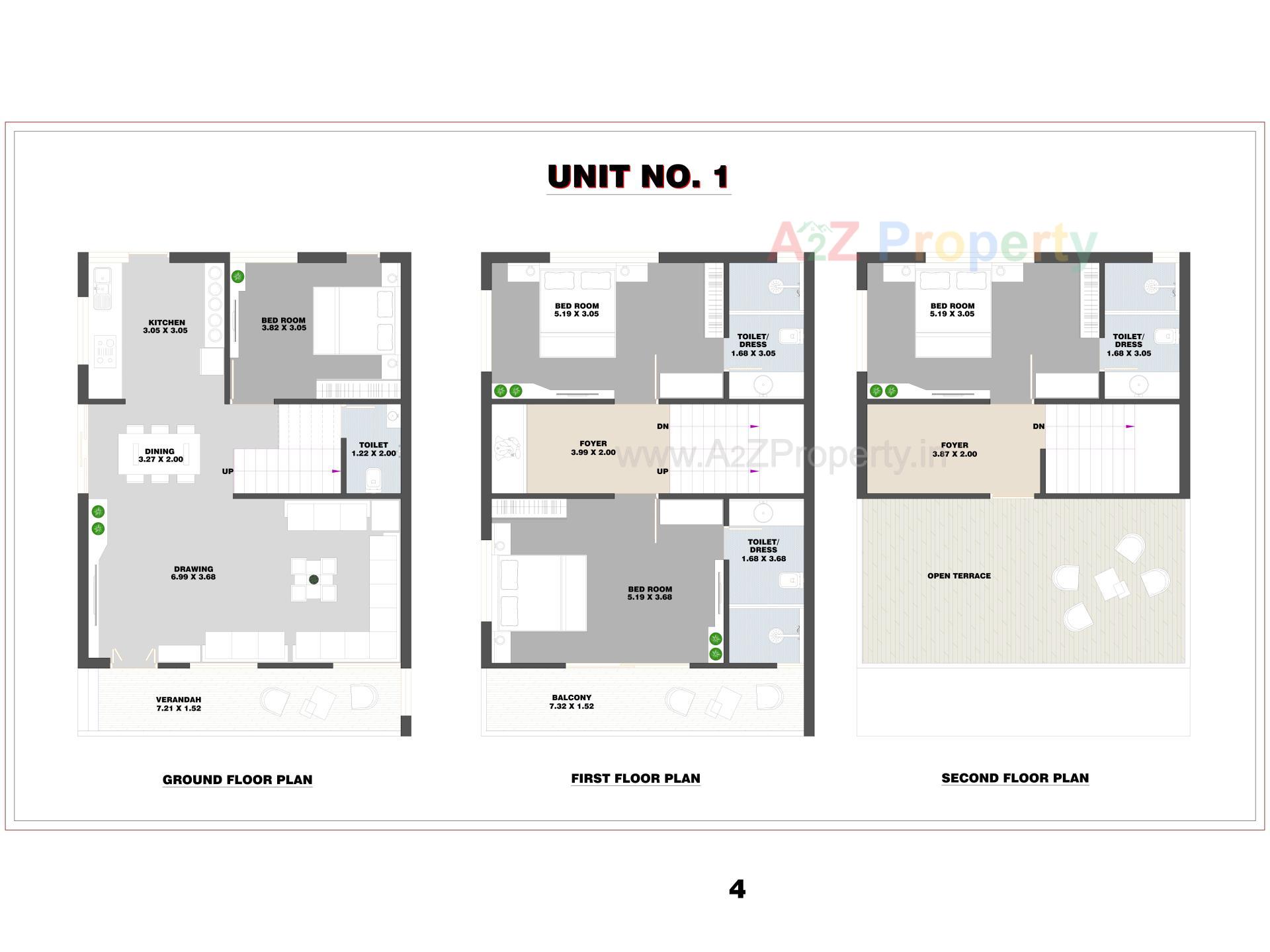 Layout of real estate project Kings Villa located at Vastral, Ahmedabad, Gujarat
