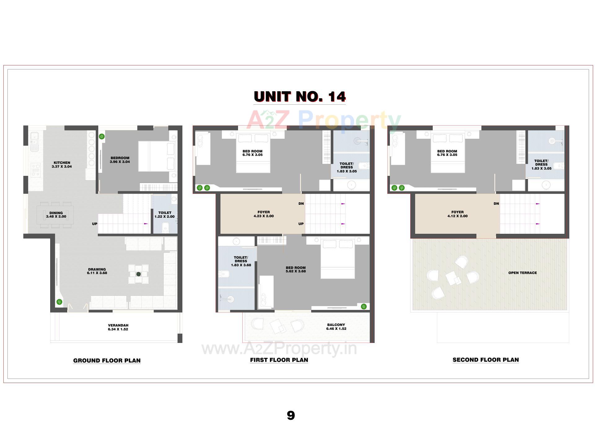 Layout of real estate project Kings Villa located at Vastral, Ahmedabad, Gujarat