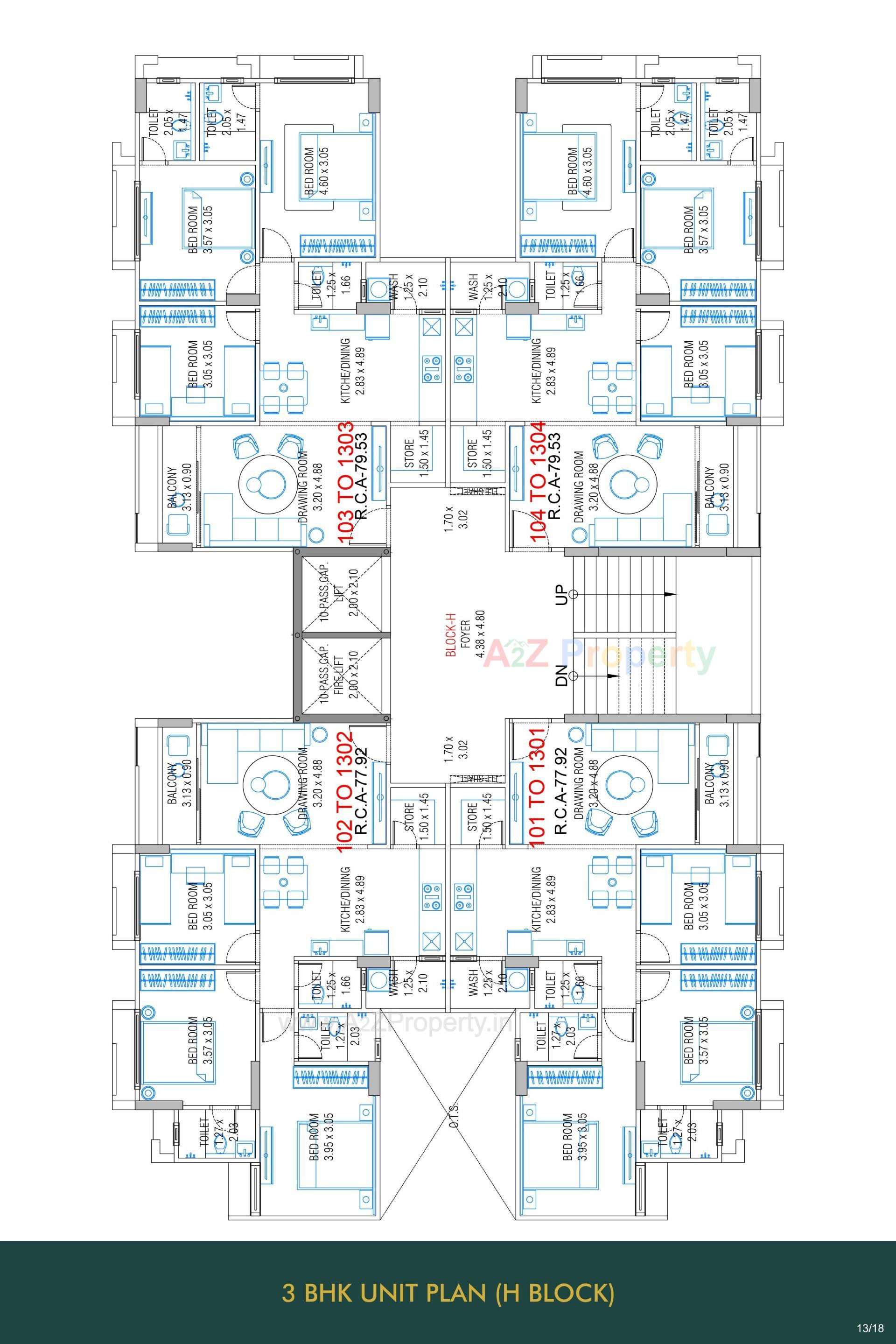 Layout of real estate project Kingston located at Ahmedabad, Ahmedabad, Gujarat