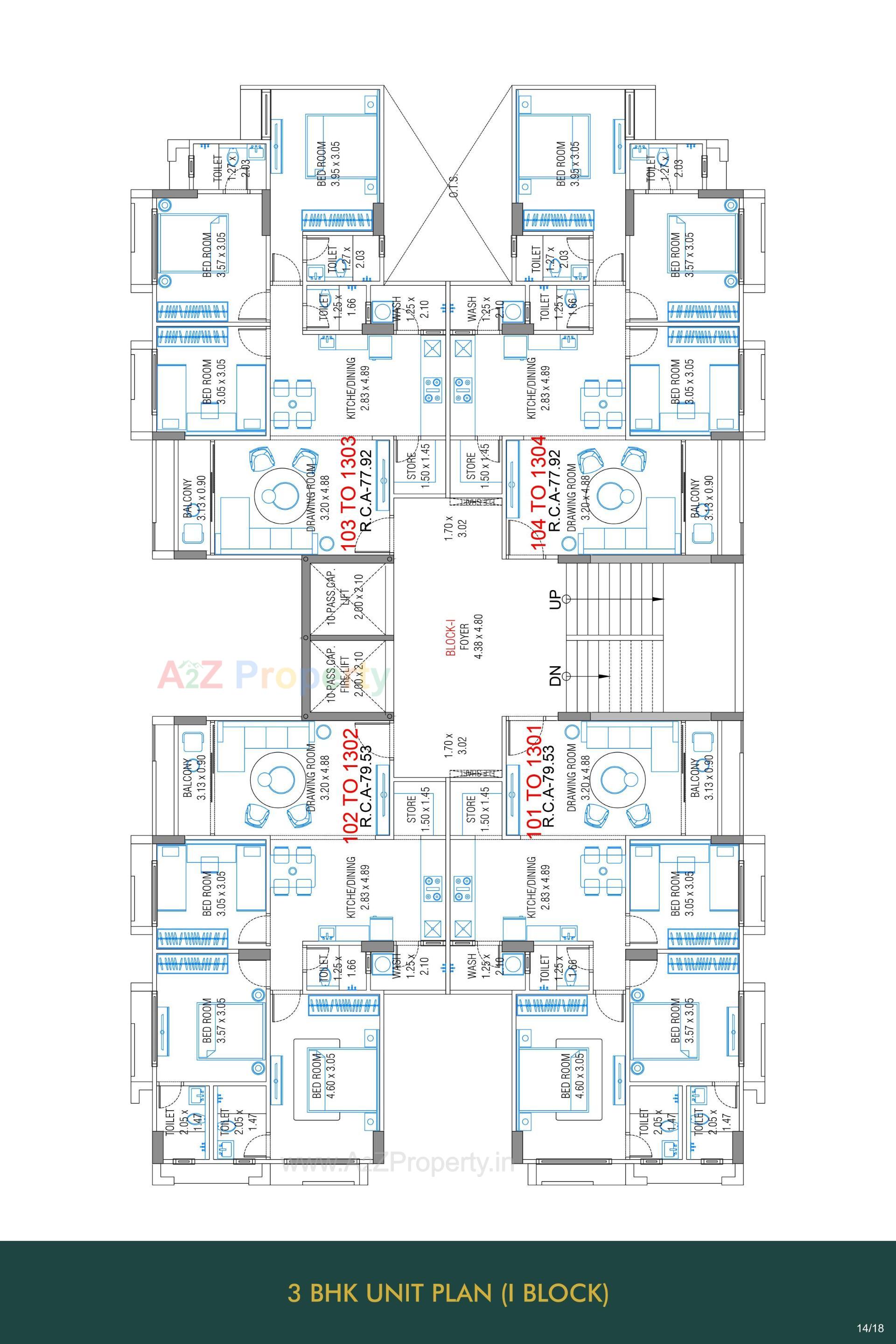 Layout of real estate project Kingston located at Ahmedabad, Ahmedabad, Gujarat
