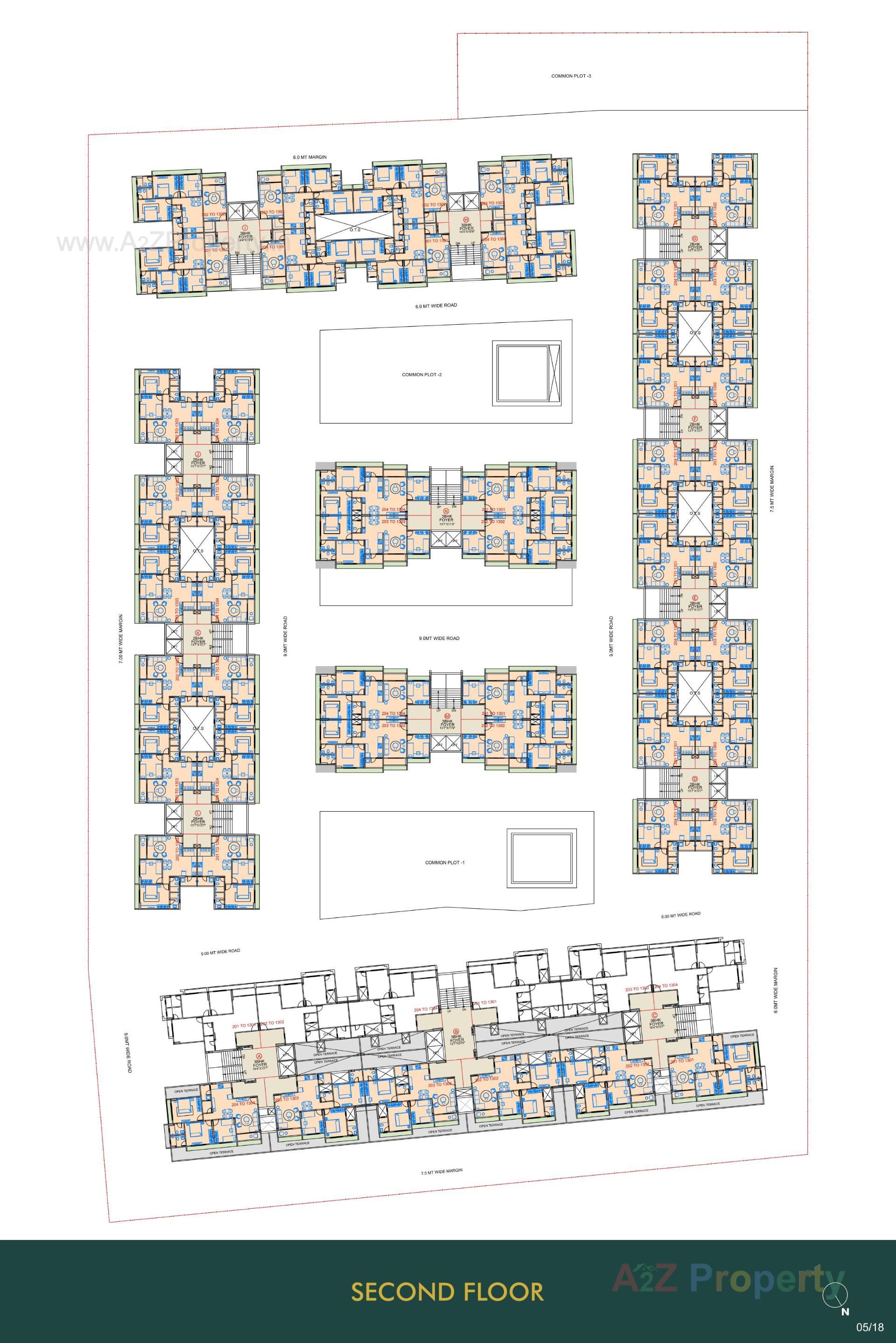 Layout of real estate project Kingston located at Ahmedabad, Ahmedabad, Gujarat