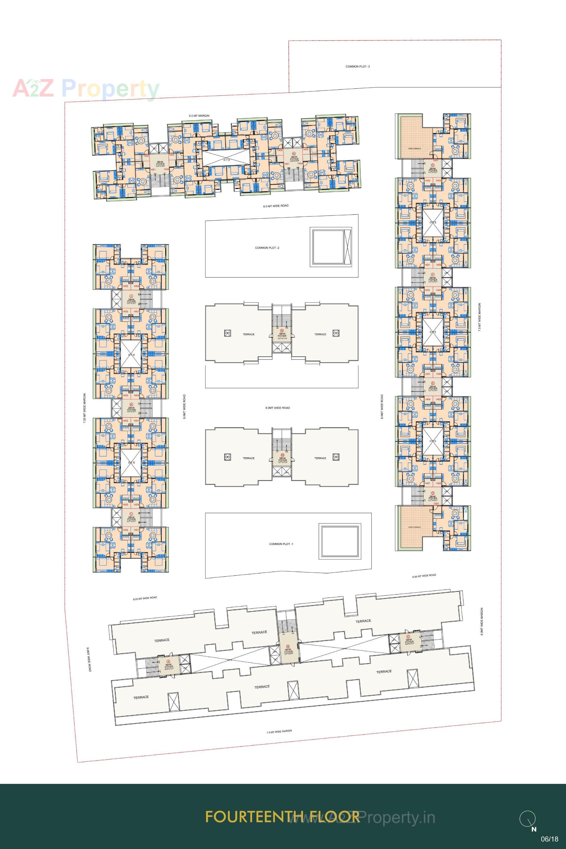 Layout of real estate project Kingston located at Ahmedabad, Ahmedabad, Gujarat