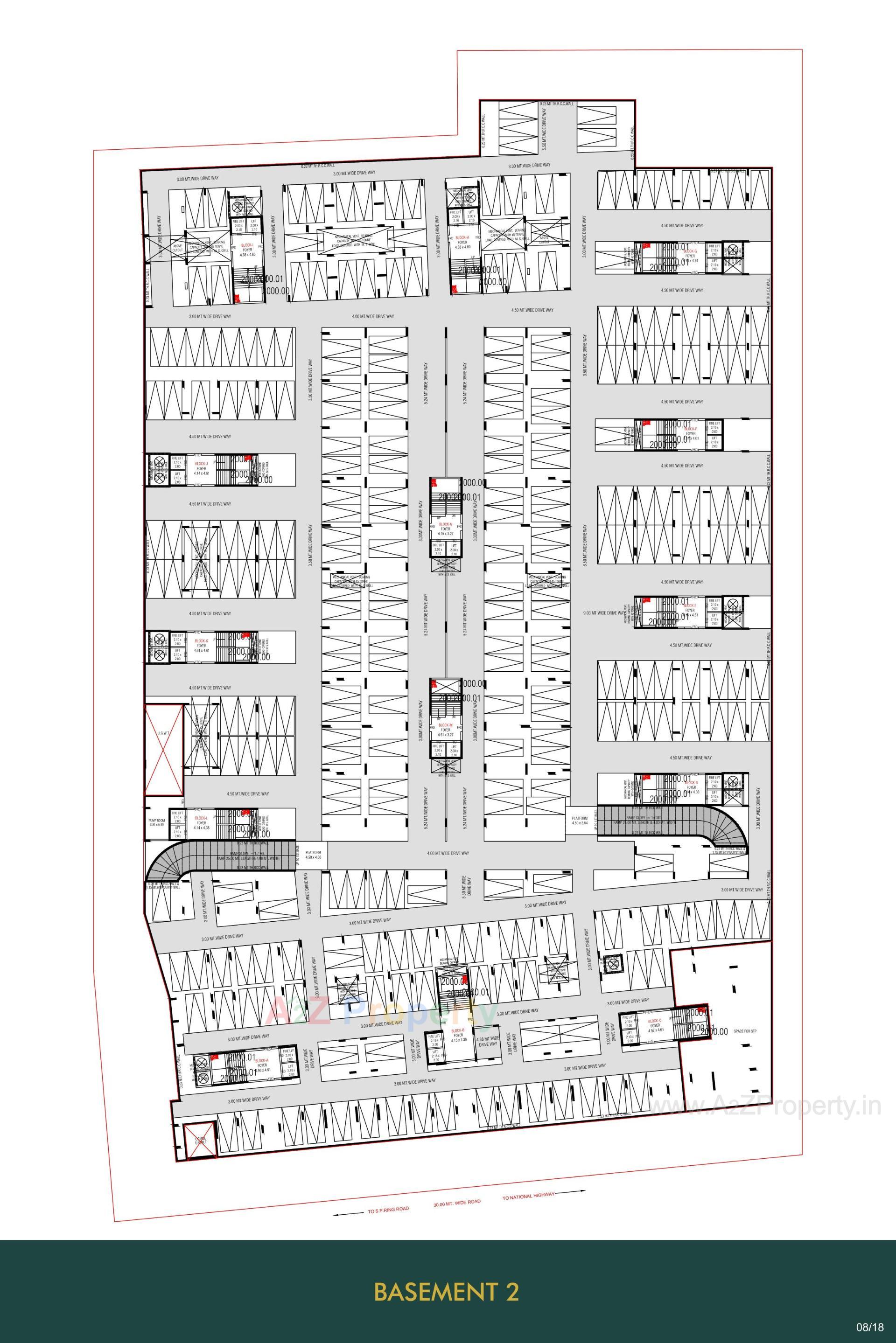 Layout of real estate project Kingston located at Ahmedabad, Ahmedabad, Gujarat