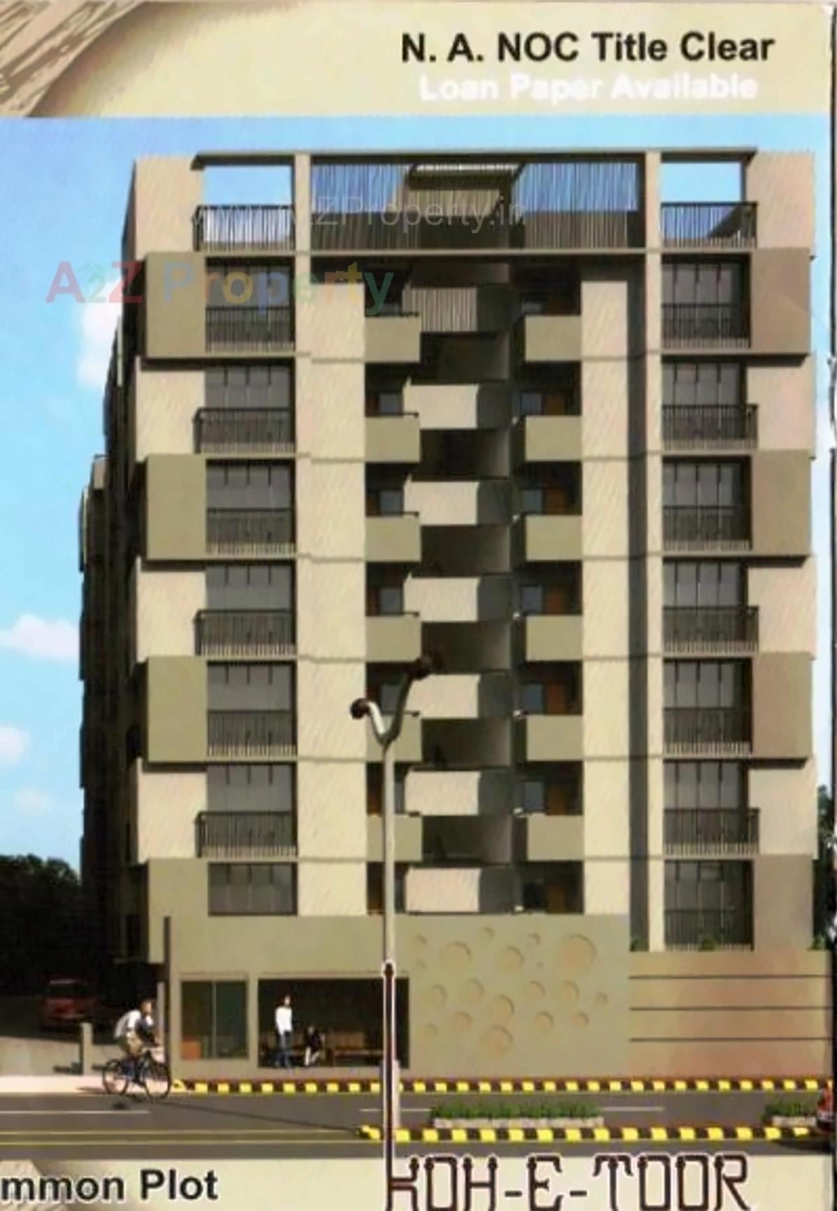 3D Elevation of real estate project Koh E Toor Arcade located at Sarkhej, Ahmedabad, Gujarat